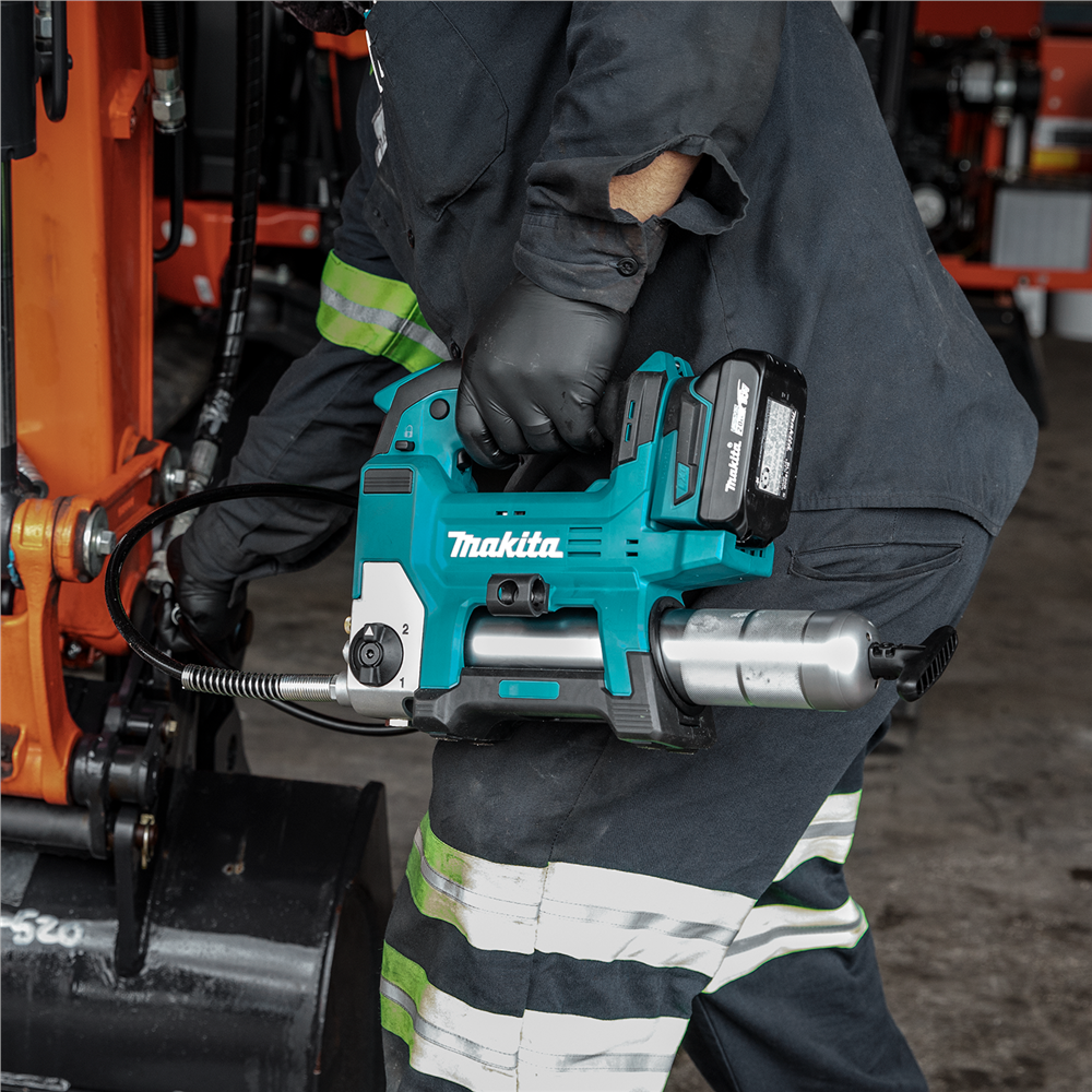 MAKITA DGP180RT/ Z CORDLESS GREASE GUN 18V 69MPA AUTO SPEED 290L/MIN