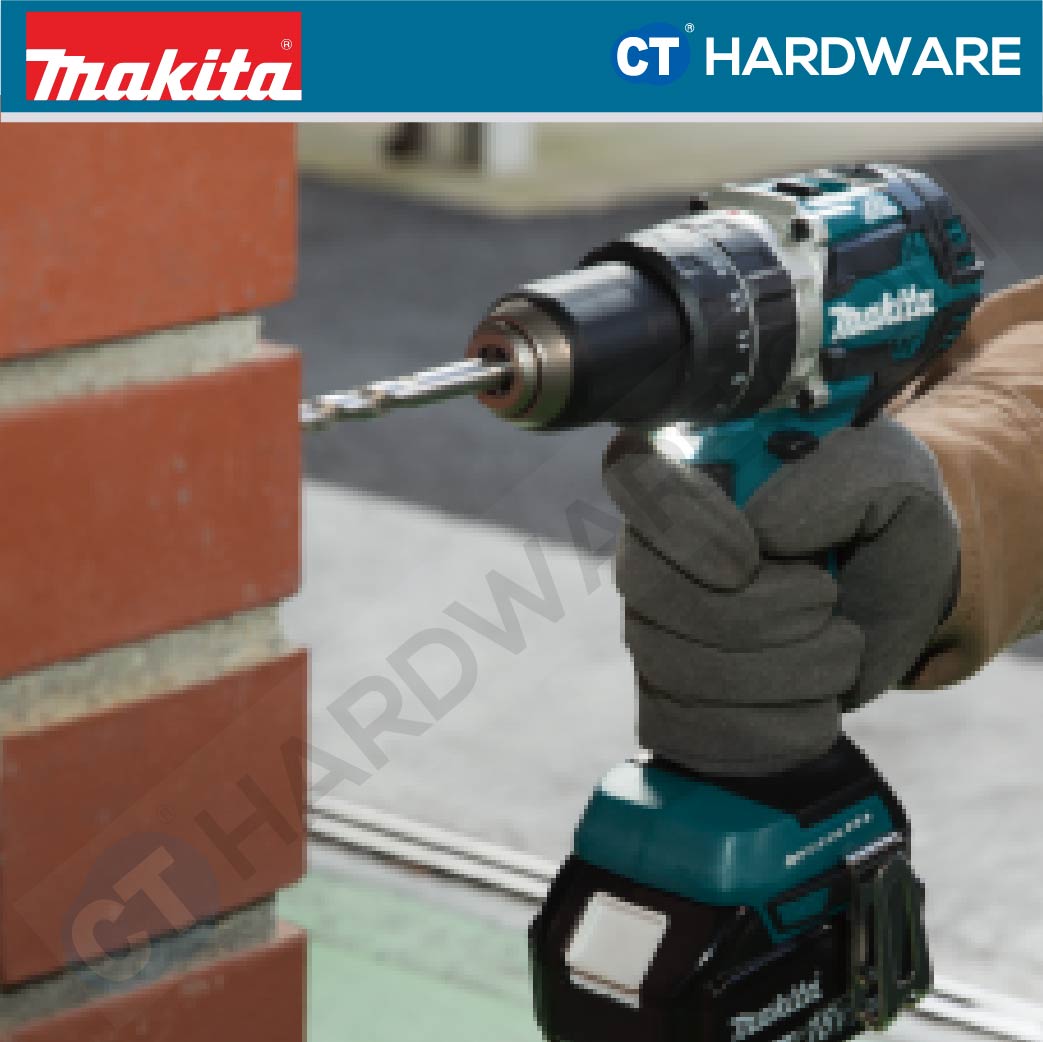 MAKITA DHP484RME/ RFE/ ZZ 13MM (1/2") CORDLESS HAMMER DRIVER DRILL WITH BRUSHLESS MOTOR (LXT SERIES)