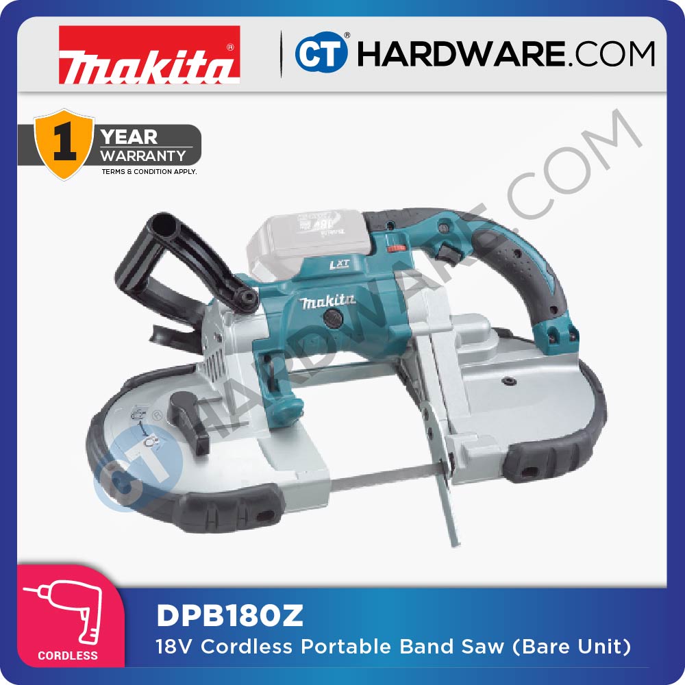 Makita DPB180Z LXT 18V Cordless Portable Band Saw 120mm (Body Only)