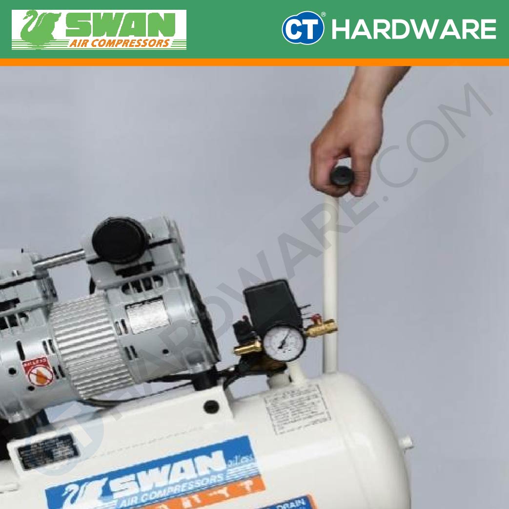 Swan DR-115 Oiless Air Compressor 1.5HP