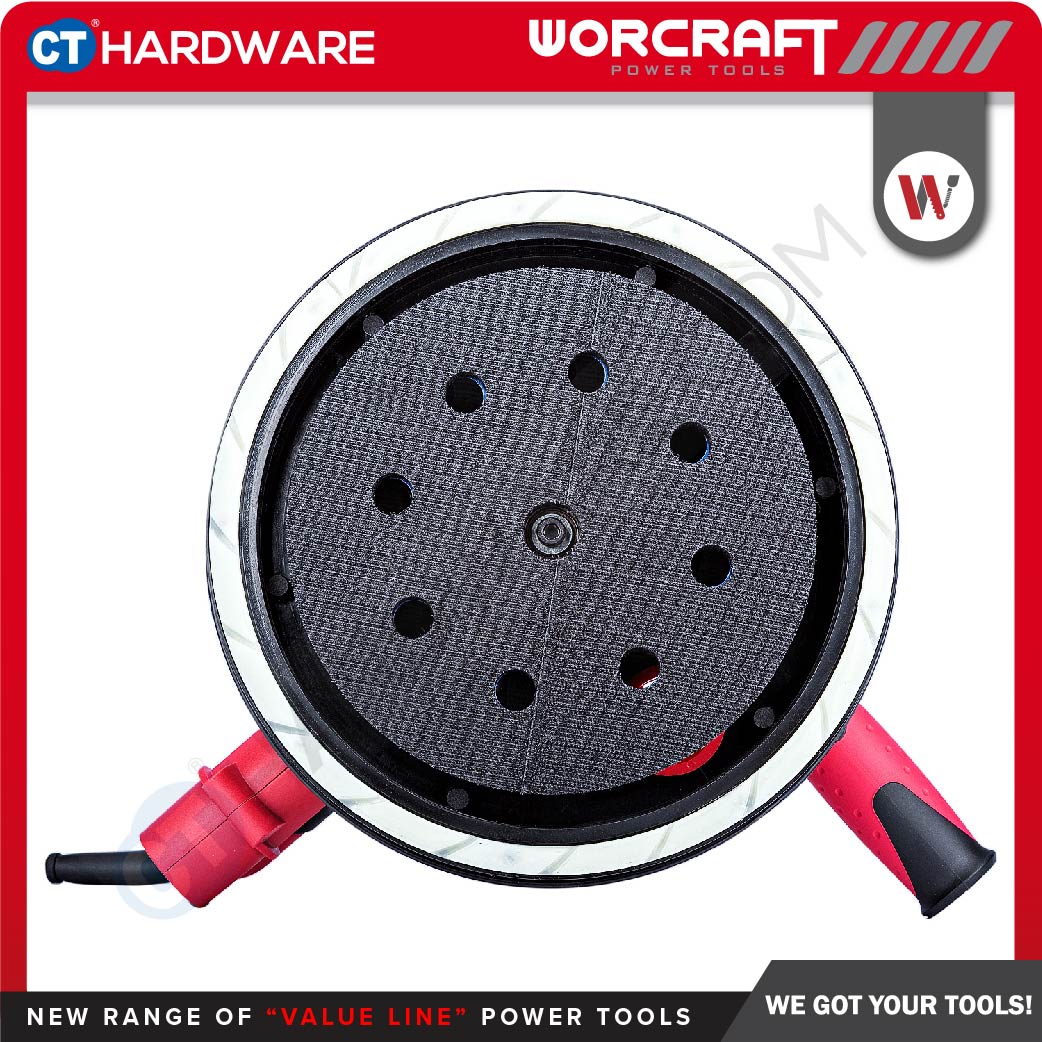 Worcraft DS08-180 Drywall Sander 800W 180mm 1200-2300RPM