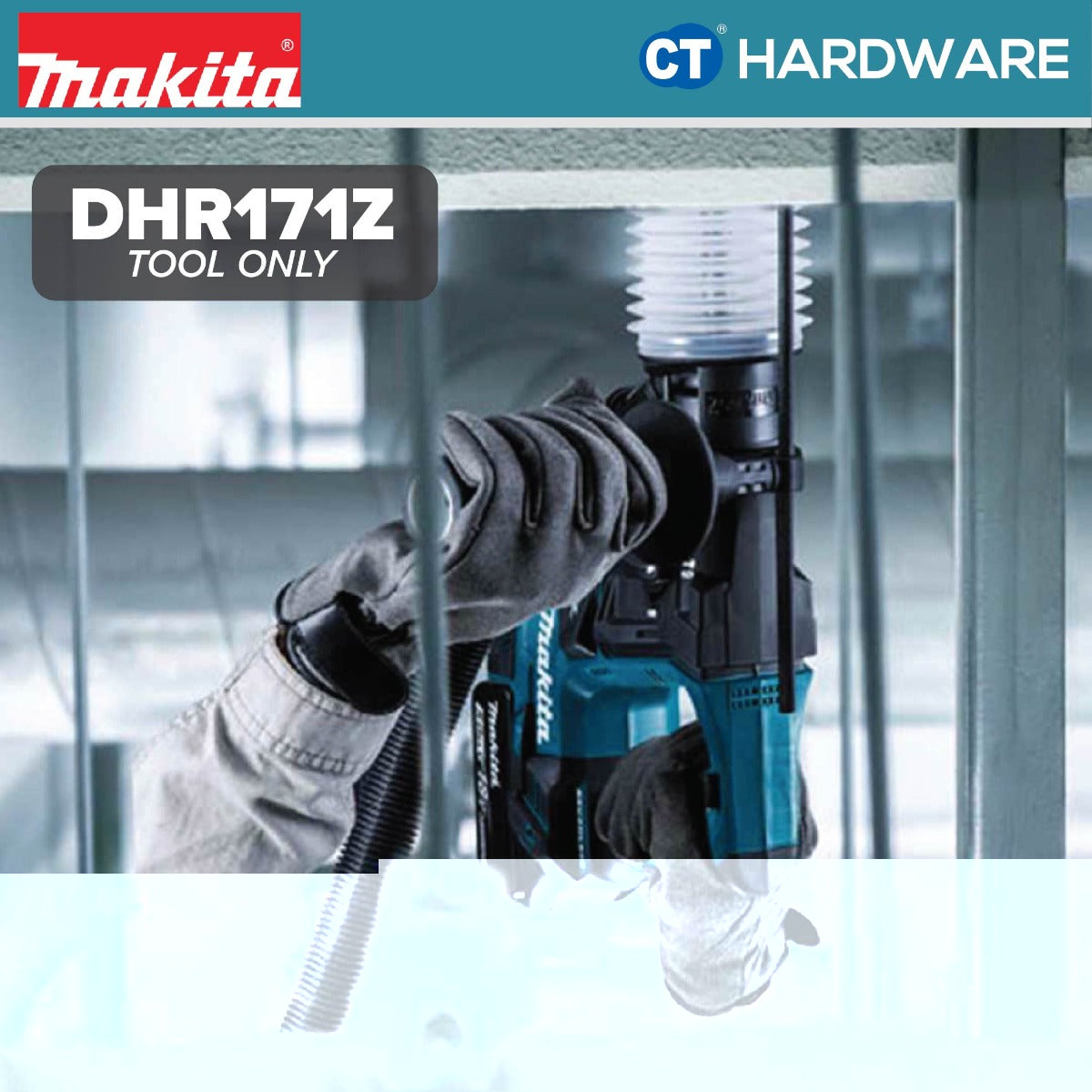 MAKITA DHR171RFE / RTE / ZCORDLESS ROTARY HAMMER 18V 3.0AH 17MM 680RPM ( SDS PLUS , 2 MODE )