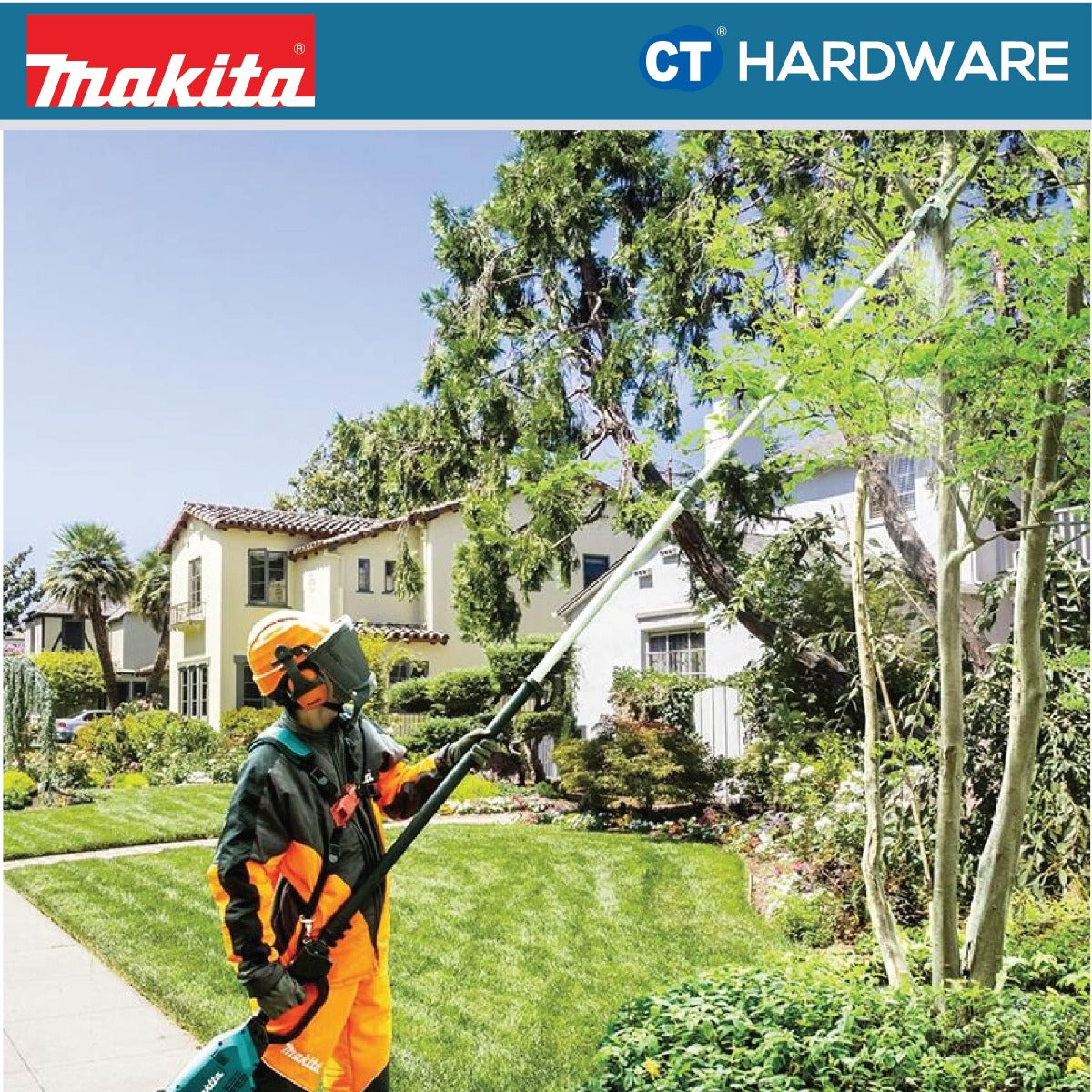 Makita DUA301ZB LXT 18Vx2 Cordless Brushless Telescopic Pole Saw 12" 300mm (Body Only)