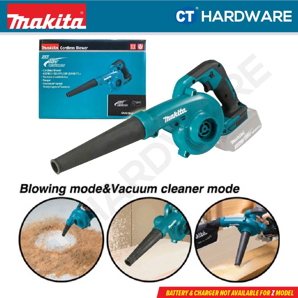 Makita DUB185Z LXT 18V Cordless Blower (Body Only | 1-Battery | 2-Battery)