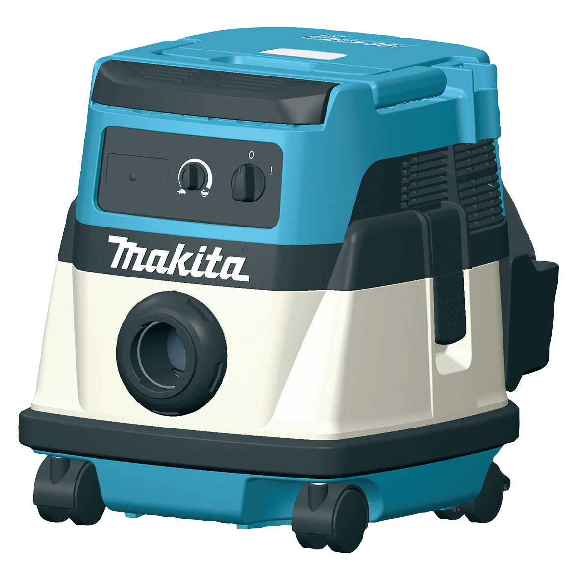 Makita DVC860LZ LXT 18Vx2 Cordless and Corded Wet and Dry Vacuum Cleaner 8L With 2×3.0Ah Batteries and Charger Kit