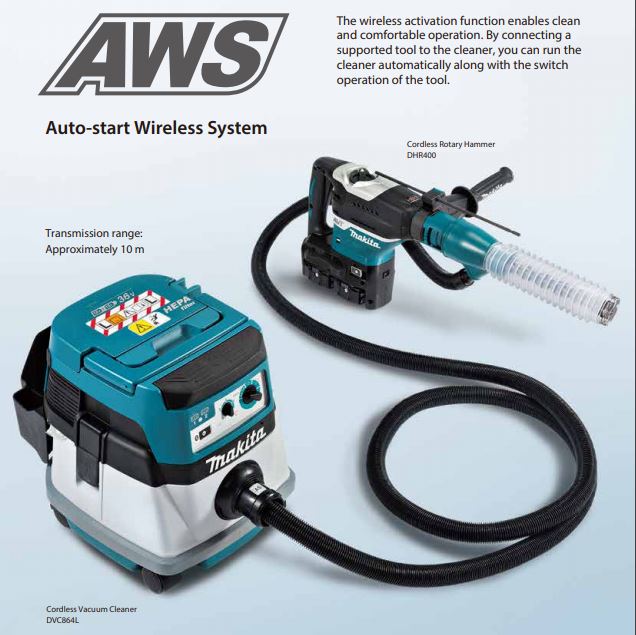 Makita DVC864LZ LXT 18Vx2 Cordless Brushless Vacuum Cleaner (Dry) (Body Only)