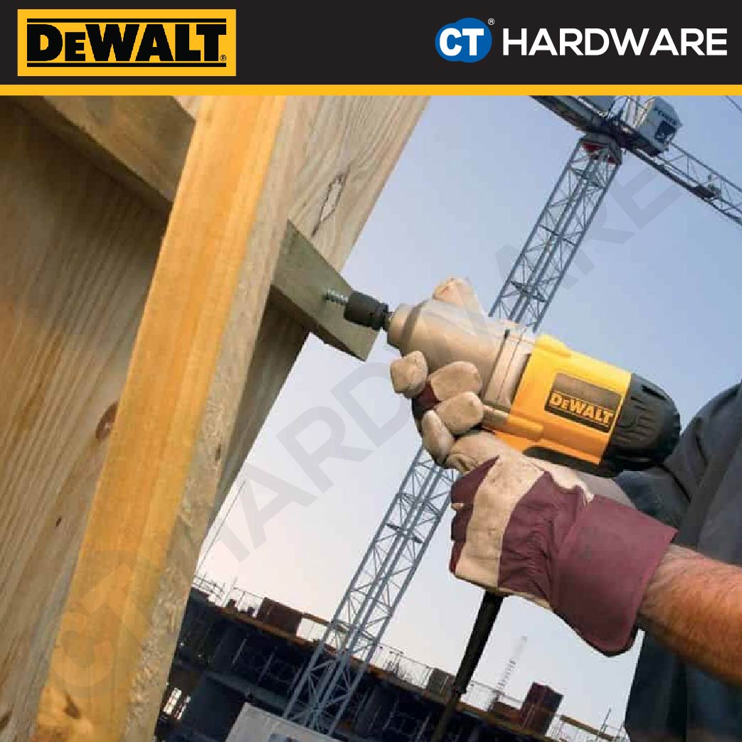 DEWALT DW294 CORDED IMPACT WRENCH 710W 3/4" 440NM 2200RPM 2700IPM 3.2KG HEAVY DUTY