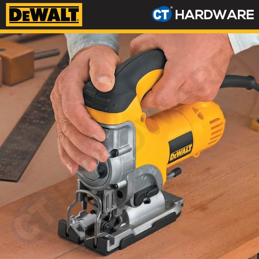DEWALT DW331K HEAVY DUTY TOP HANDLE JIGSAW 701W 3100SPM 26MM