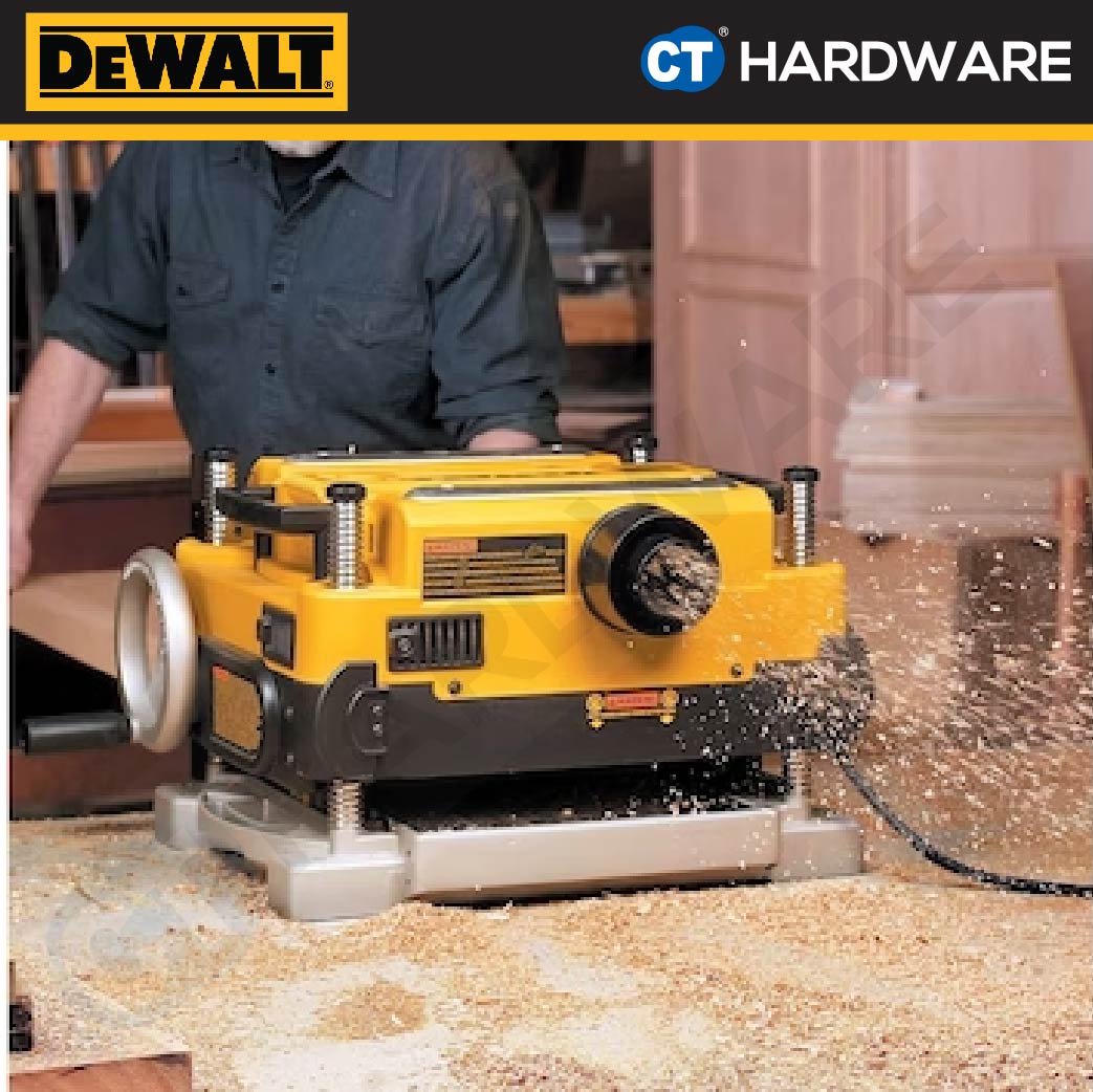 DEWALT DW735 THICKNESS PLANNER 13" 20,000RPM ( 10,000 RPM CUTTER HEAD SPEED )