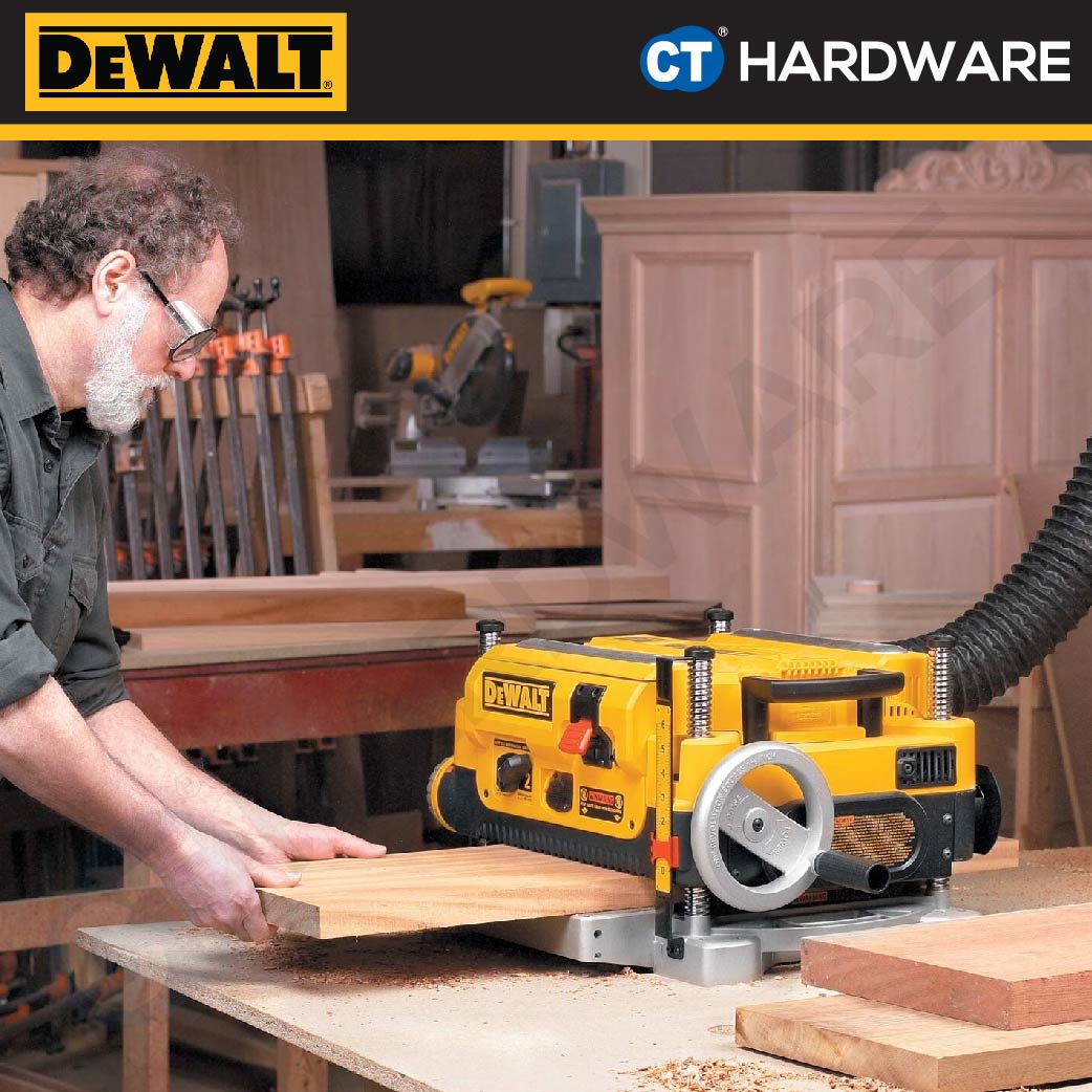 DEWALT DW735 THICKNESS PLANNER 13" 20,000RPM ( 10,000 RPM CUTTER HEAD SPEED )