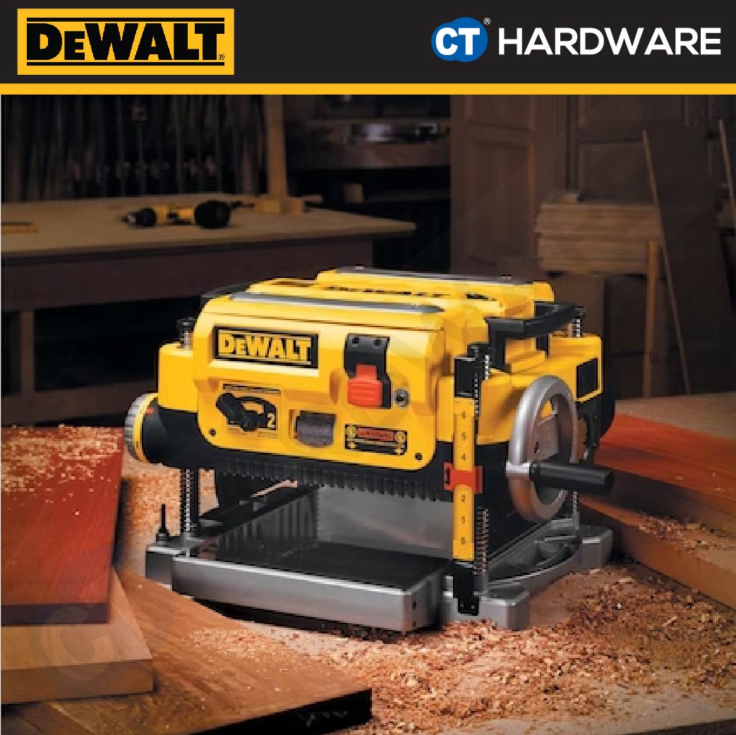DEWALT DW735 THICKNESS PLANNER 13" 20,000RPM ( 10,000 RPM CUTTER HEAD SPEED )
