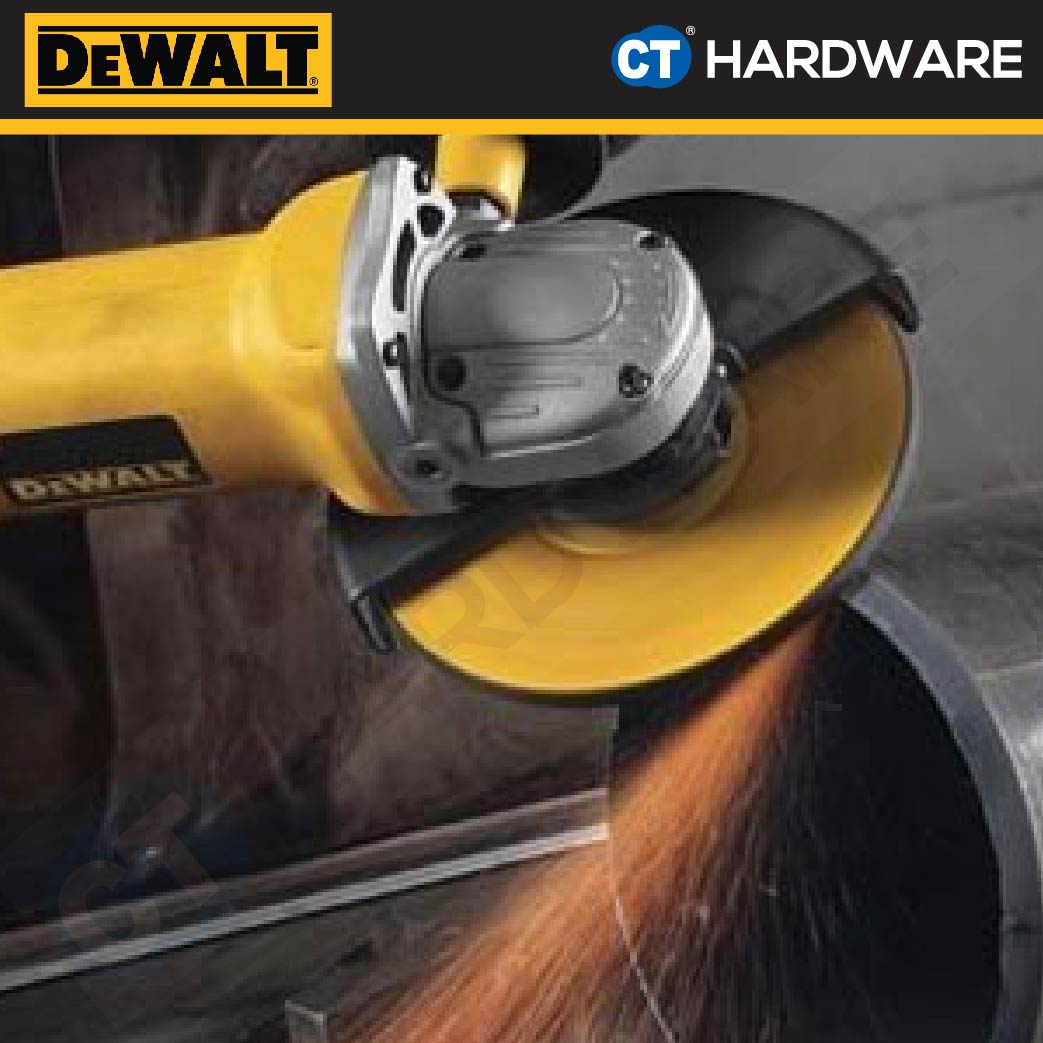 DEWALT DW810B ANGLE GRINDER 4" 850W 220-240V 100MM 1100RPM CORDED (SLIDER SWITCH)
