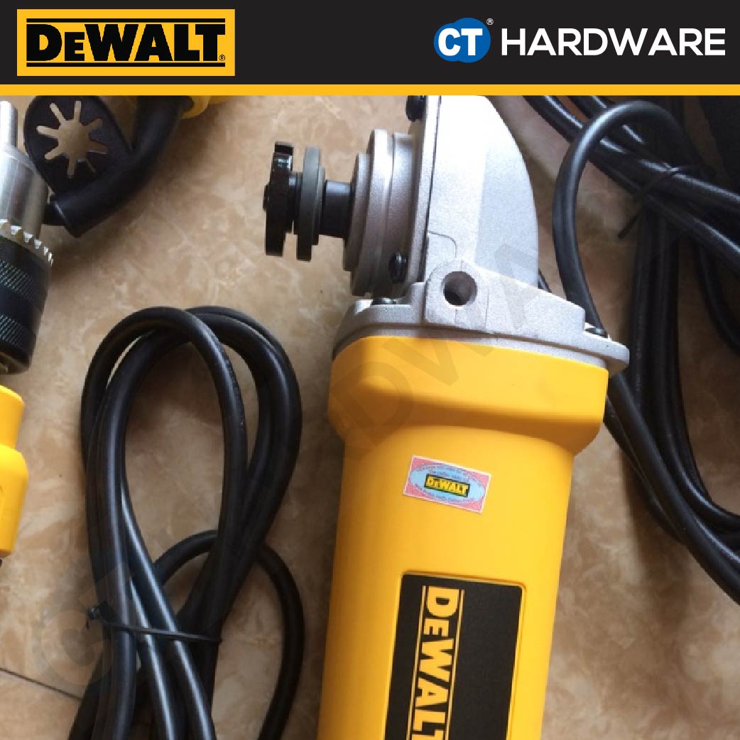 DEWALT DW810B ANGLE GRINDER 4" 850W 220-240V 100MM 1100RPM CORDED (SLIDER SWITCH)