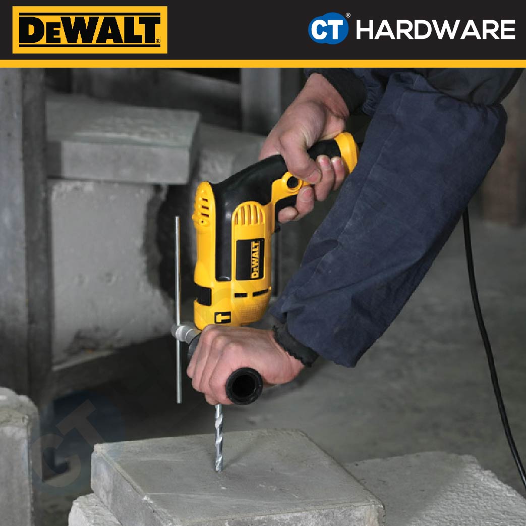 DEWALT DWD024K PERCUSSION DRILL 13MM 650W 2800RPM 1.6KG