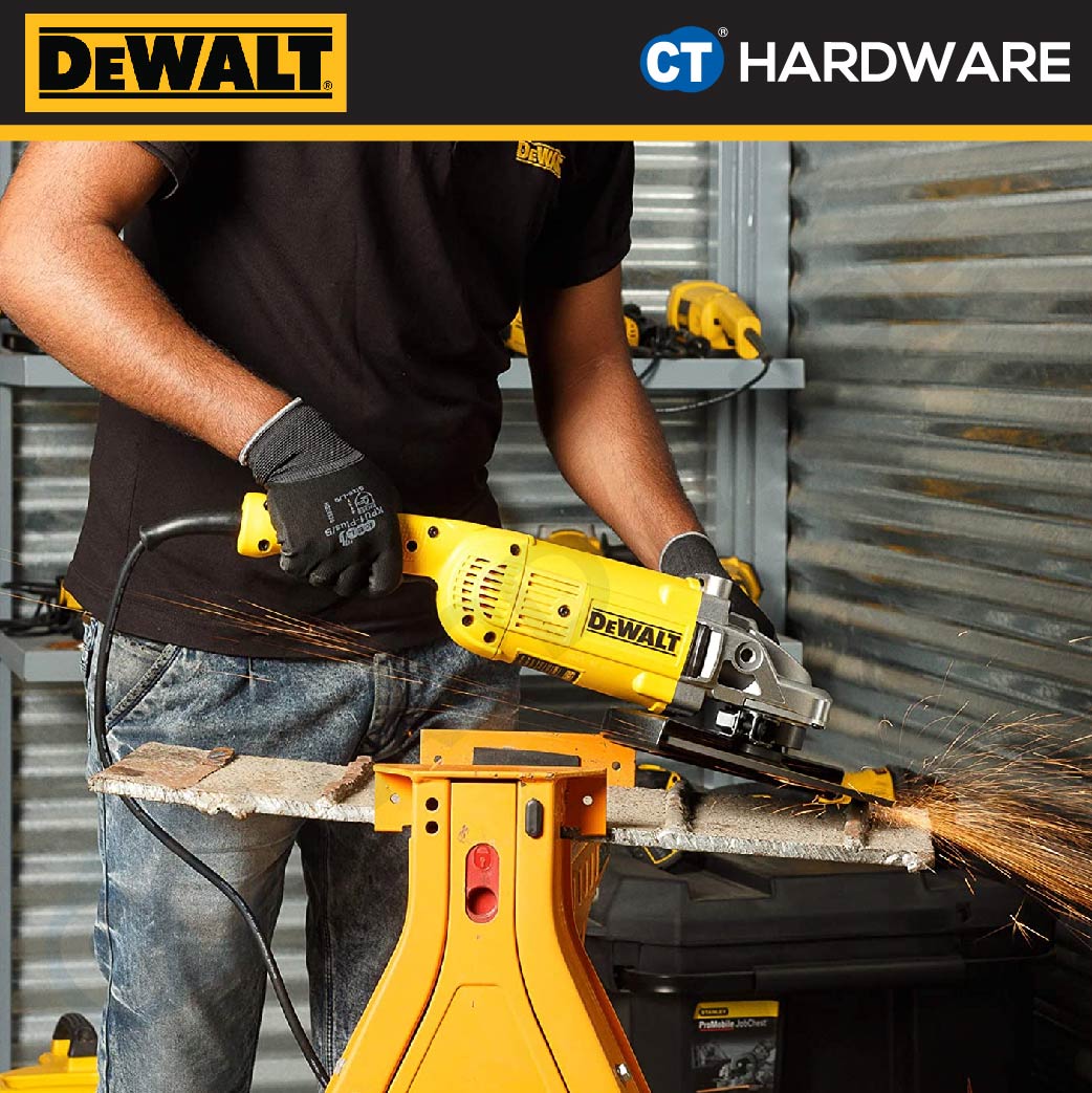 DEWALT DWE492 ANGLE GRINDER 9" 2200W M14 6600RPM TRIGGER SWITCH (DWE492-B1)