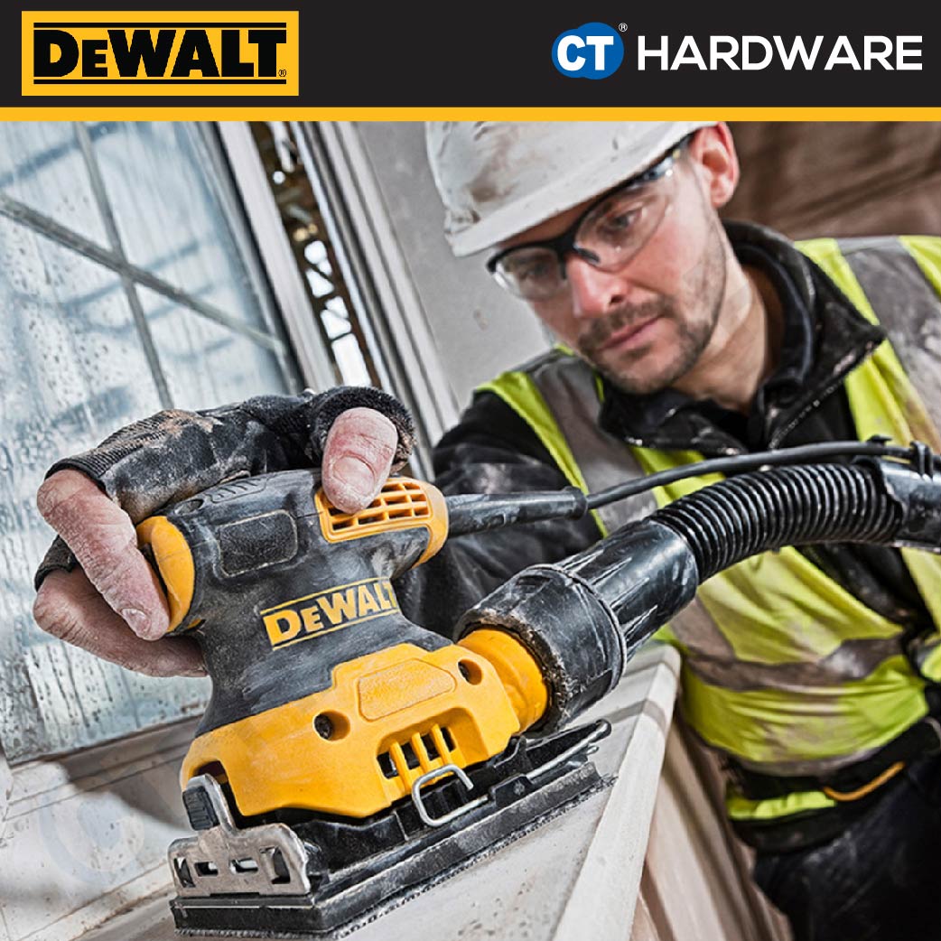 DEWALT DWE6411 1/4" SHEET PALM SANDER 230W 14000OPM ( 108MM X 114MM )
