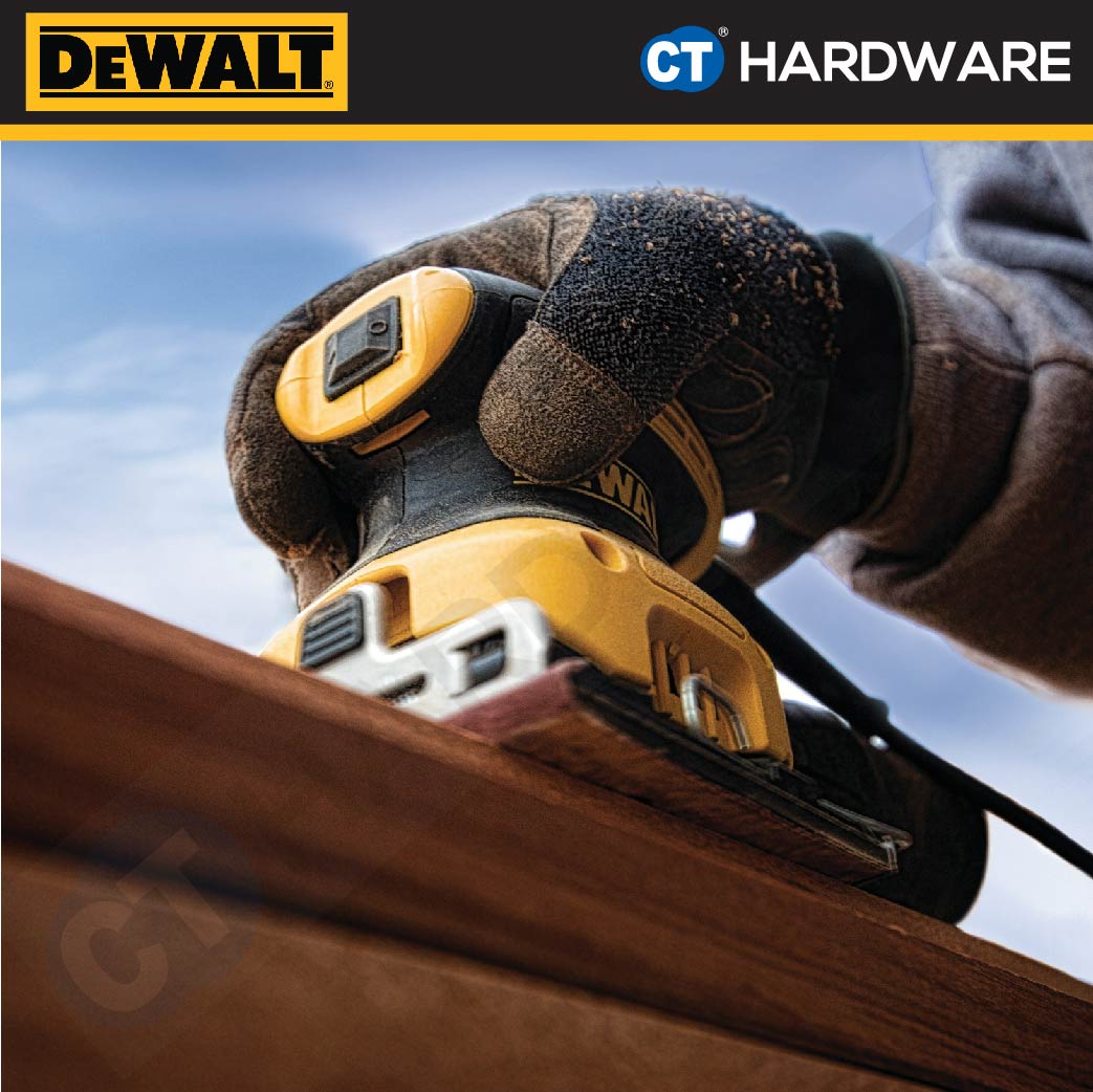DEWALT DWE6411 1/4" SHEET PALM SANDER 230W 14000OPM ( 108MM X 114MM )