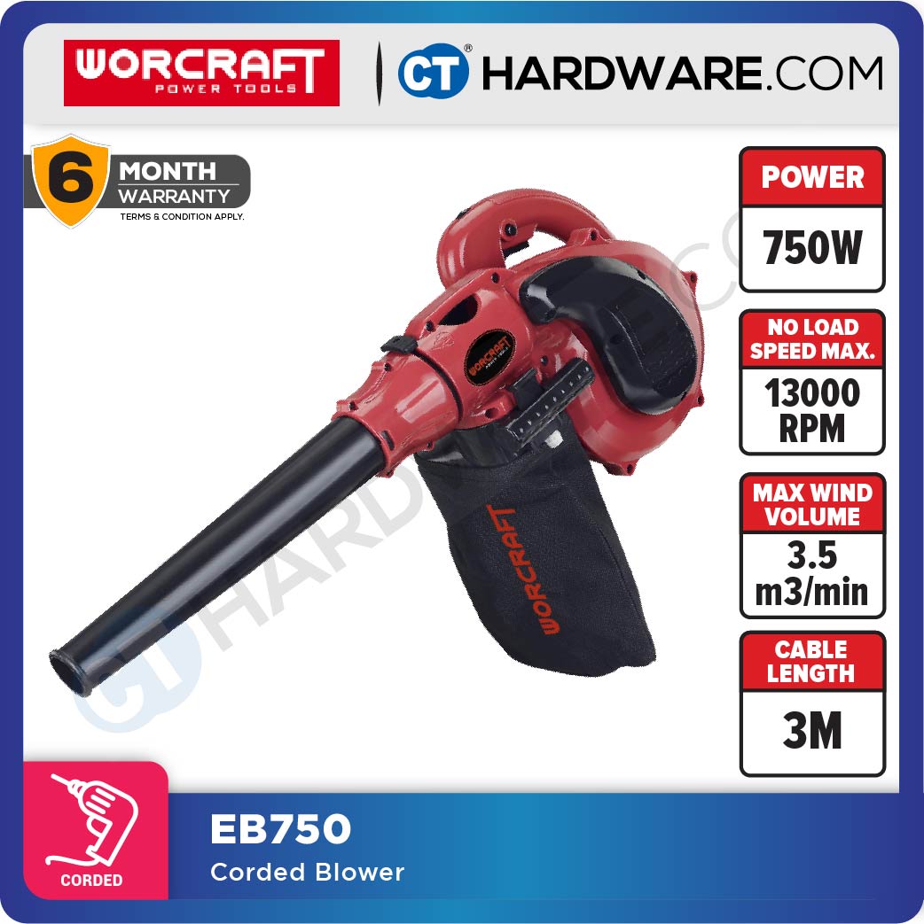 WORCRAFT EB750 CORDED BLOWER 750W