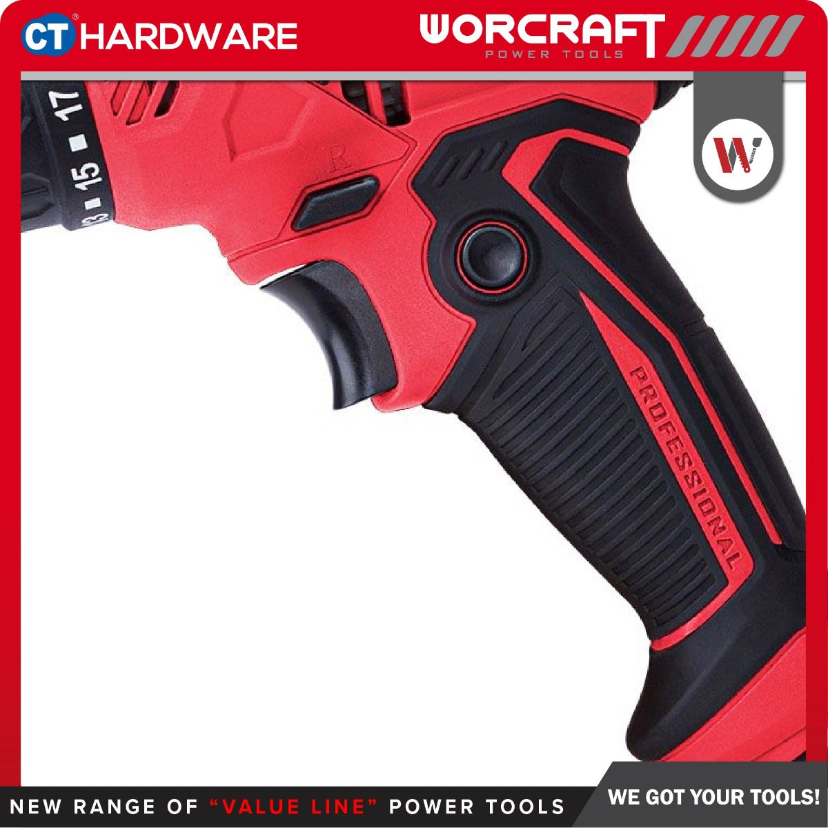 Worcraft ED400 Drill Driver 10mm 320W