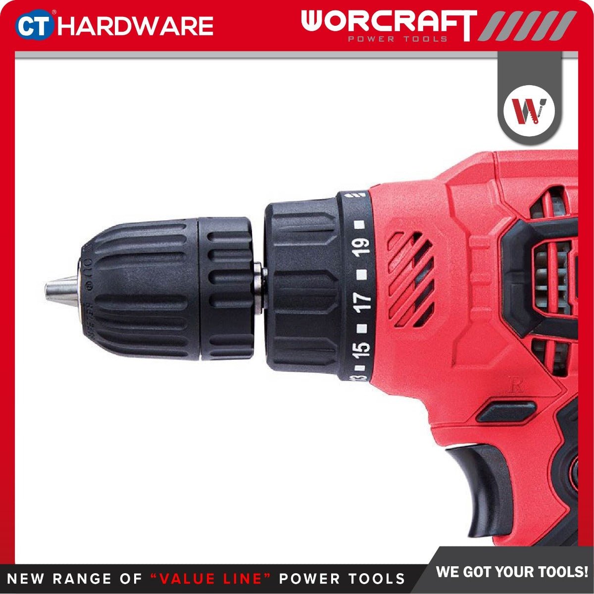 Worcraft ED400 Drill Driver 10mm 320W
