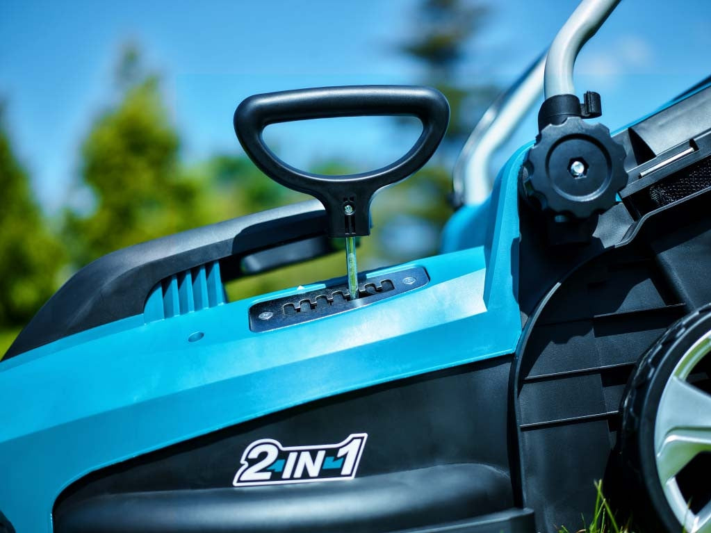 Makita ELM3720 Lawn Mower 1400W 370mm 20-55mm Height 40l Grass Box