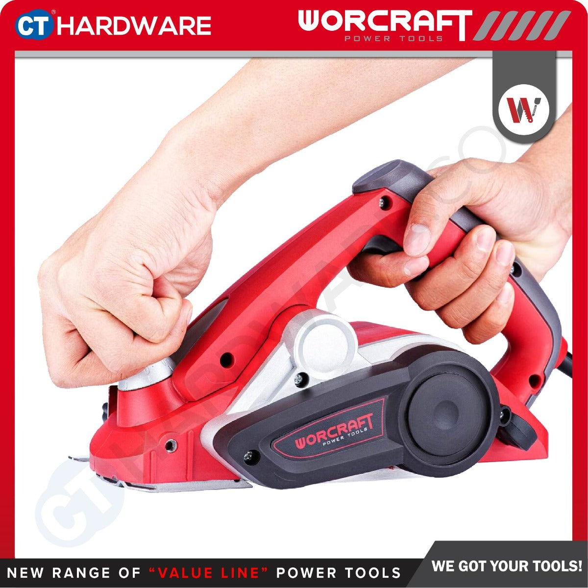 WORCRAFT EP-0382 PLANER 900W 16000RPM 82MM X 3MM (EP0382)