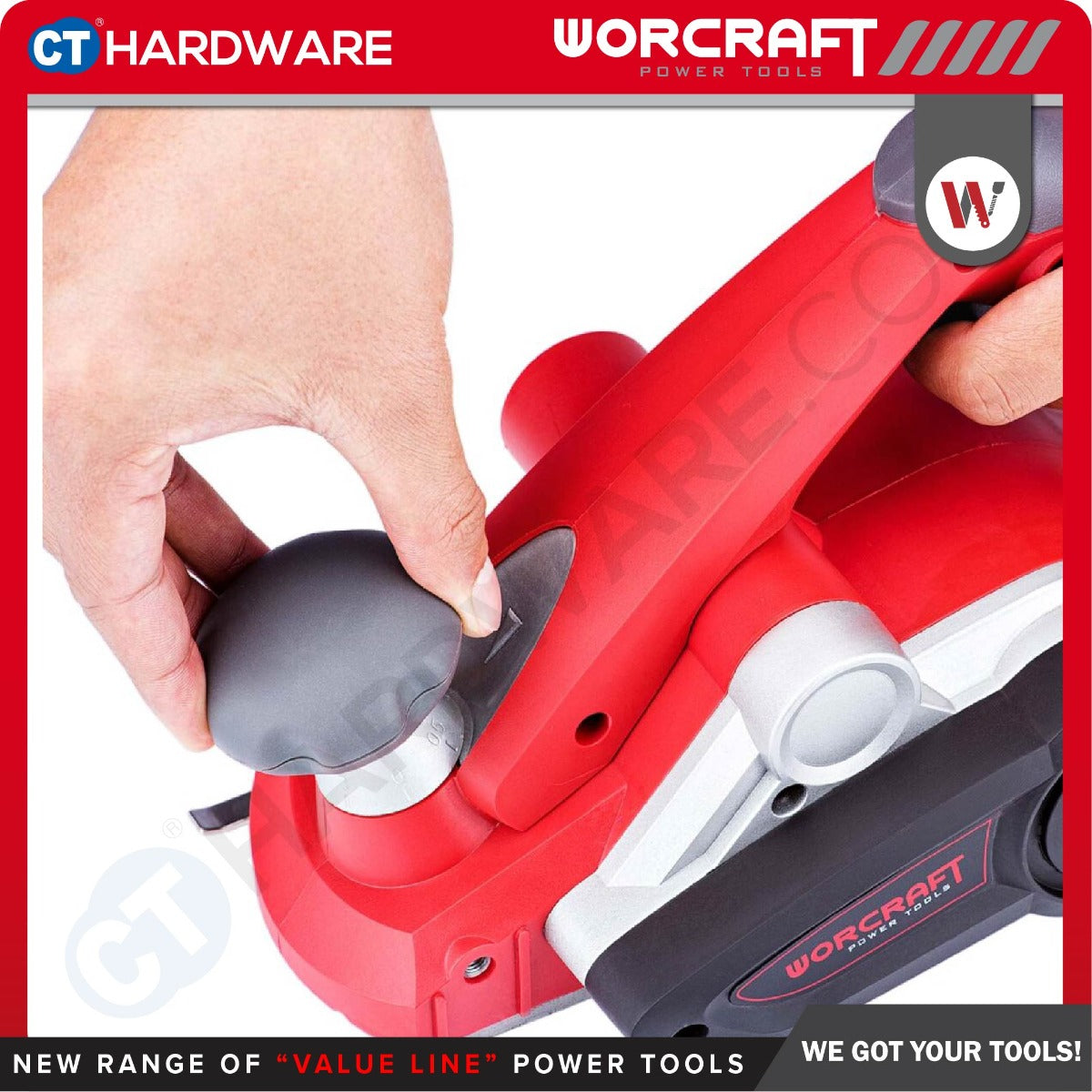 WORCRAFT EP-0382 PLANER 900W 16000RPM 82MM X 3MM (EP0382)