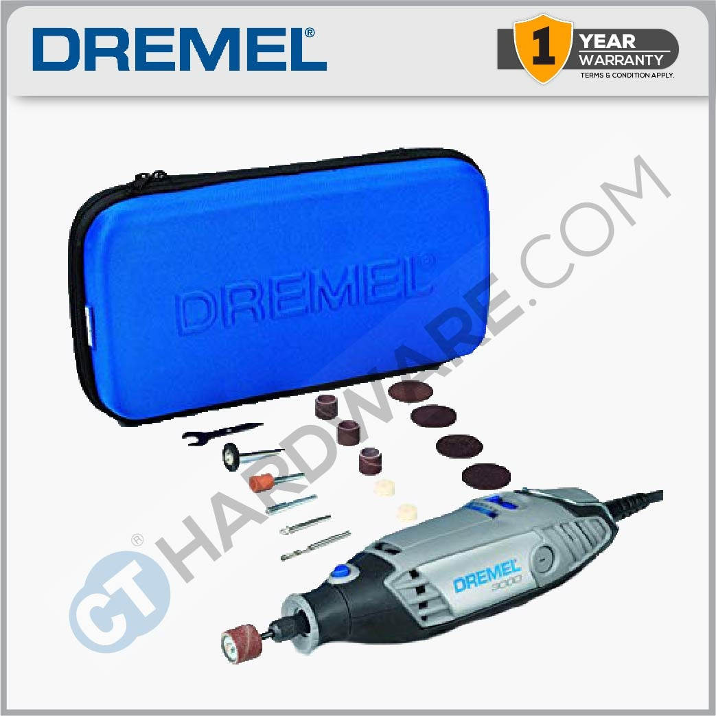 Dremel 3000-15GB Multi Tool 130W c/w 15pcs Accessories & Flex Shaft (DREMEL300015)