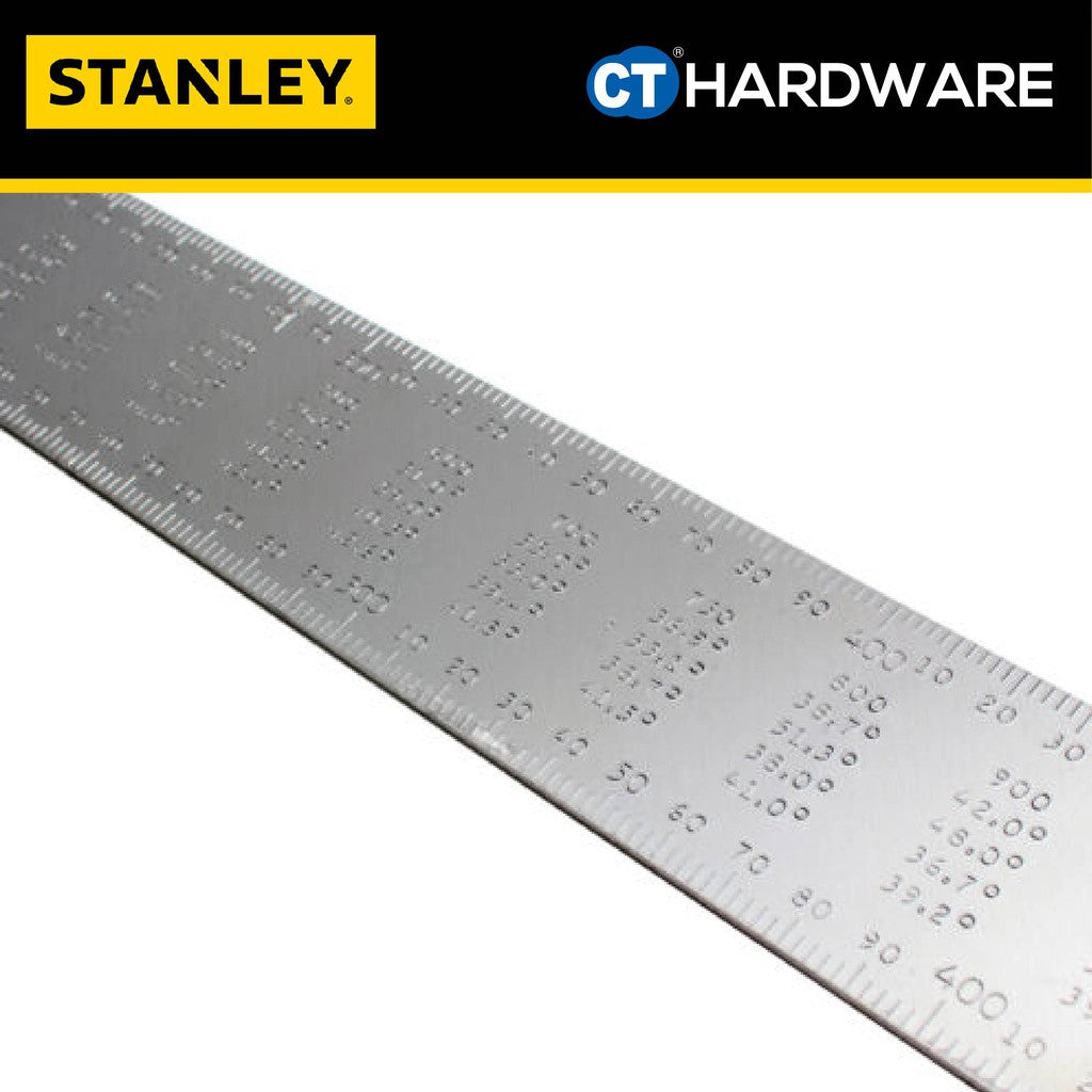 STANLEY 45-530 STEEL SQUARE RULER 24" X 20" ( METRIC) 45530