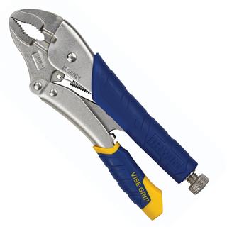 IRWIN Tools VISE-GRIP Locking Pliers, Fast Release, Curved Jaw with Wire Cutter, 7-inch (7T)