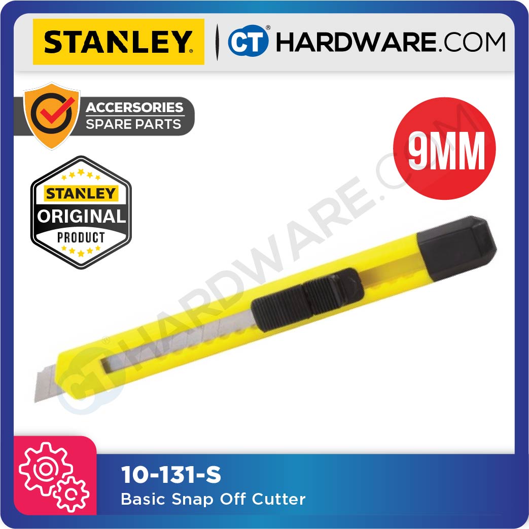 Stanley 10-131-S Basic Snap-Off Knife 9mm