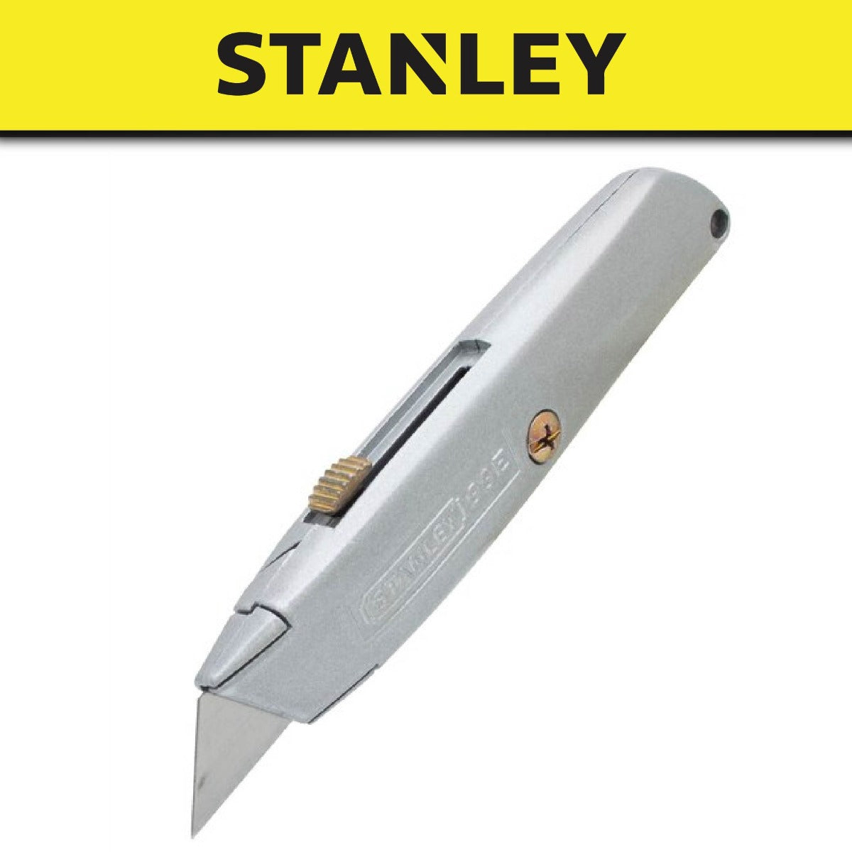 STANLEY 10099 CLASSIC RETRACTABLE GREY UTILITY KNIFE 6" (10-099)
