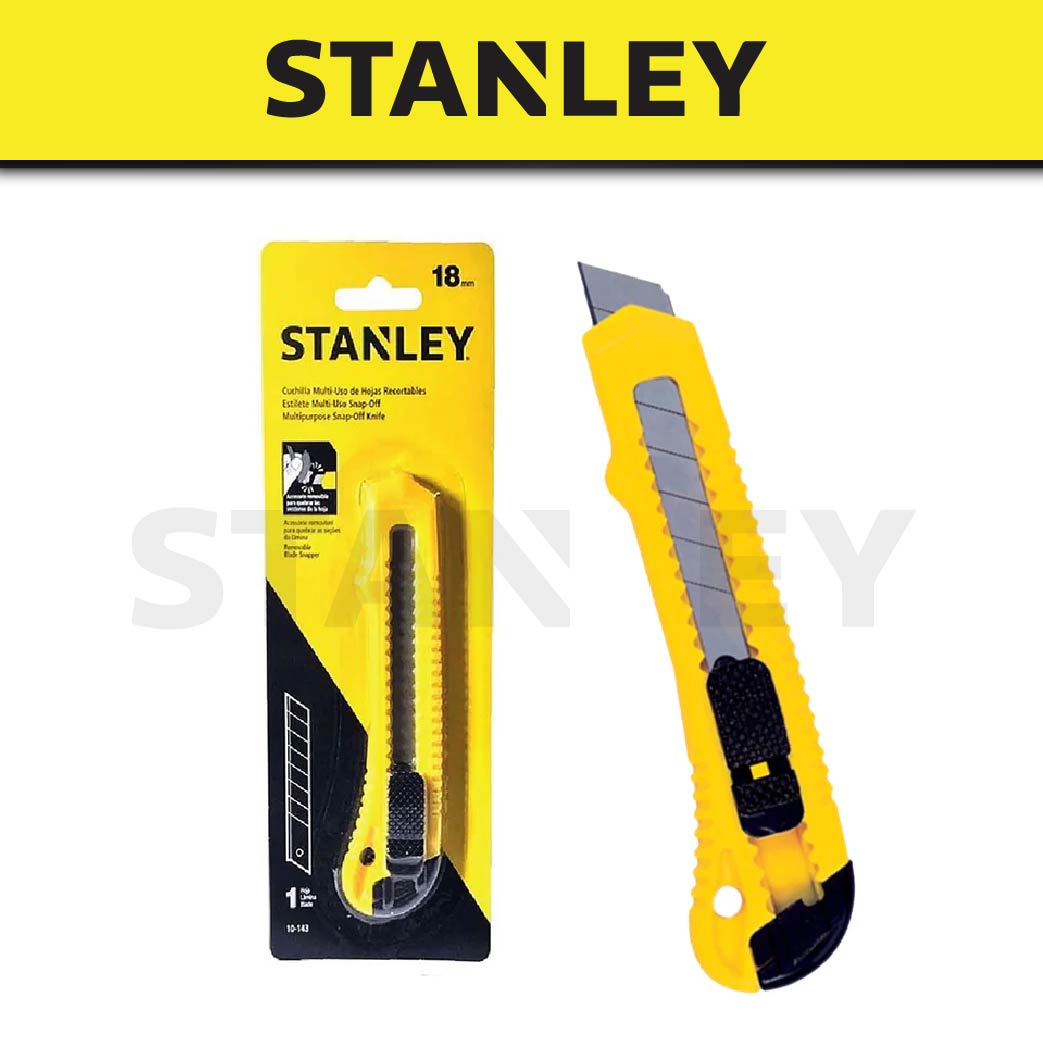 Stanley 10-143-S Basic Snap-Off Knife 18mm