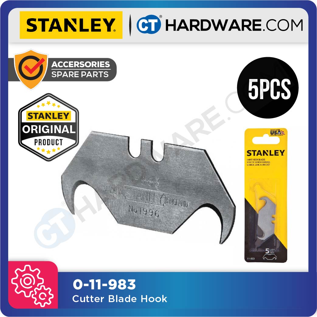 STANLEY 11983 KNIFE BLADES X 5PCS