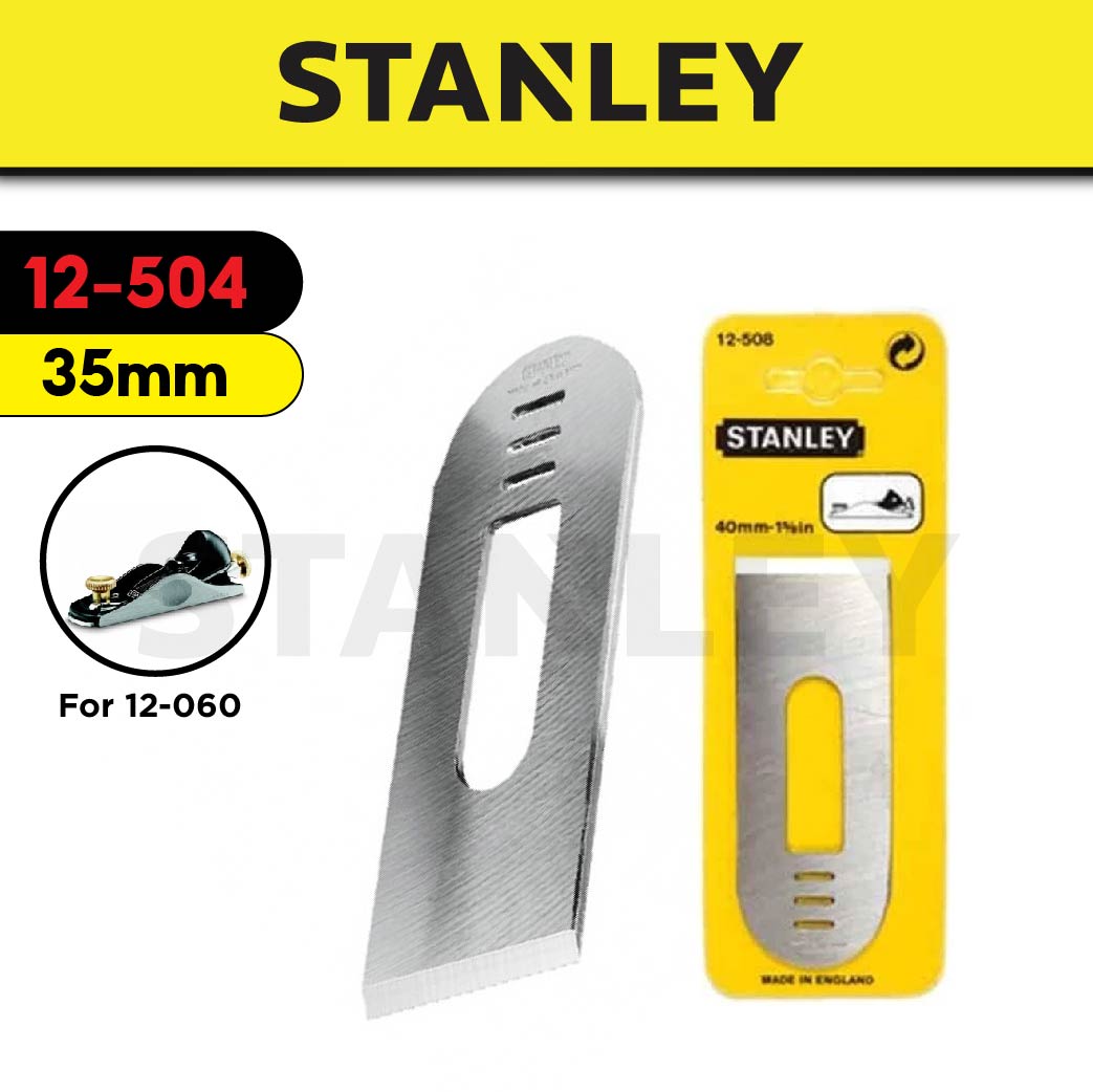 STANLEY 012330 / 12504 / 12508 PLANE BLADE / IRON FOR USE WITH 12-116 / 12-060 / 12-020 / 12-220 BLOCK PLANE - 1PC