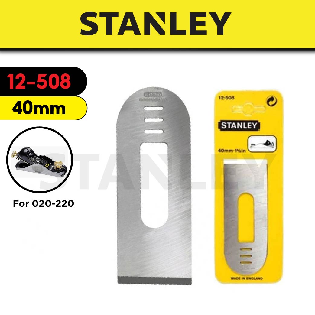 STANLEY 012330 / 12504 / 12508 PLANE BLADE / IRON FOR USE WITH 12-116 / 12-060 / 12-020 / 12-220 BLOCK PLANE - 1PC