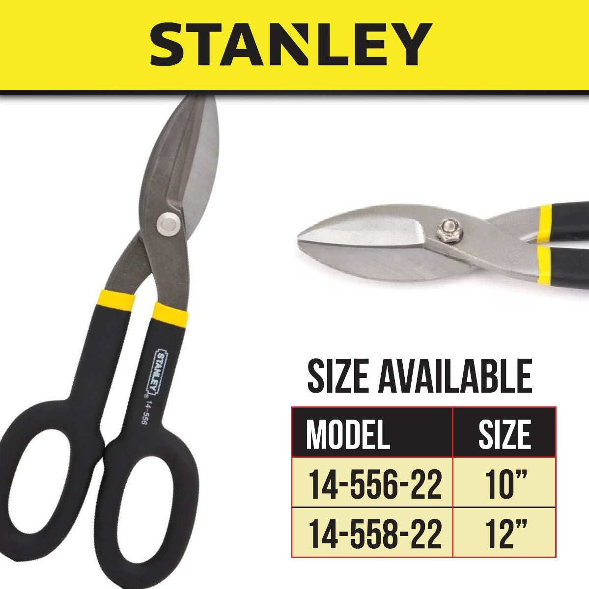 Stanley 14-558-22 MaxSteel All Purpose Snip 315mm 12"