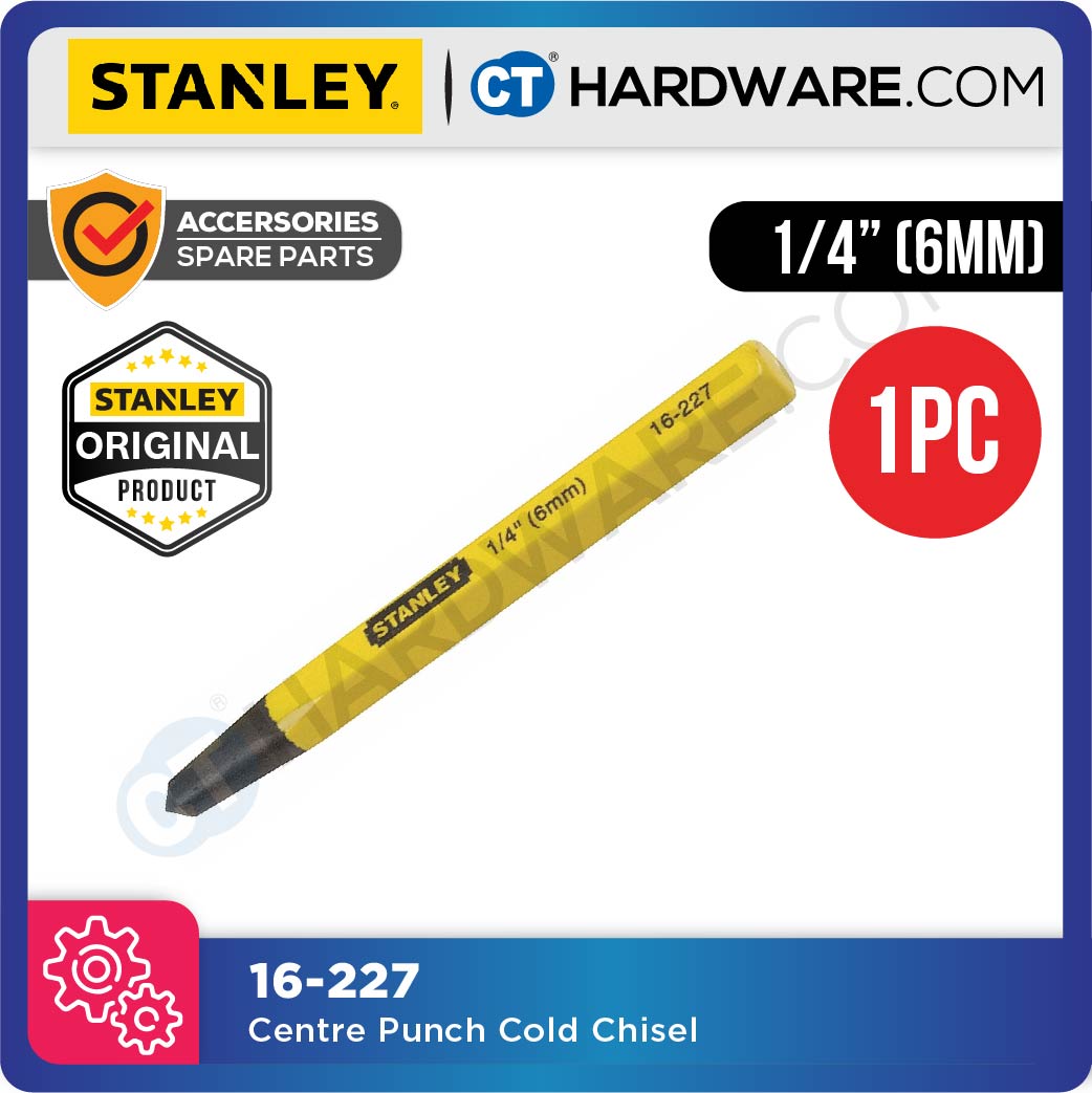 Stanley 16-227 Center Punch 1/4" x 4"