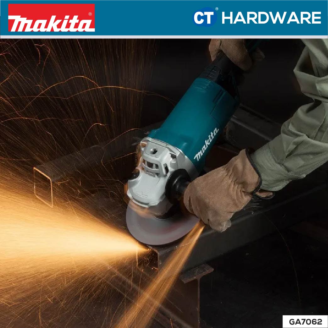 Makita GA7062 Angle Grinder 7" 180mm 2200W (Trigger Switch)