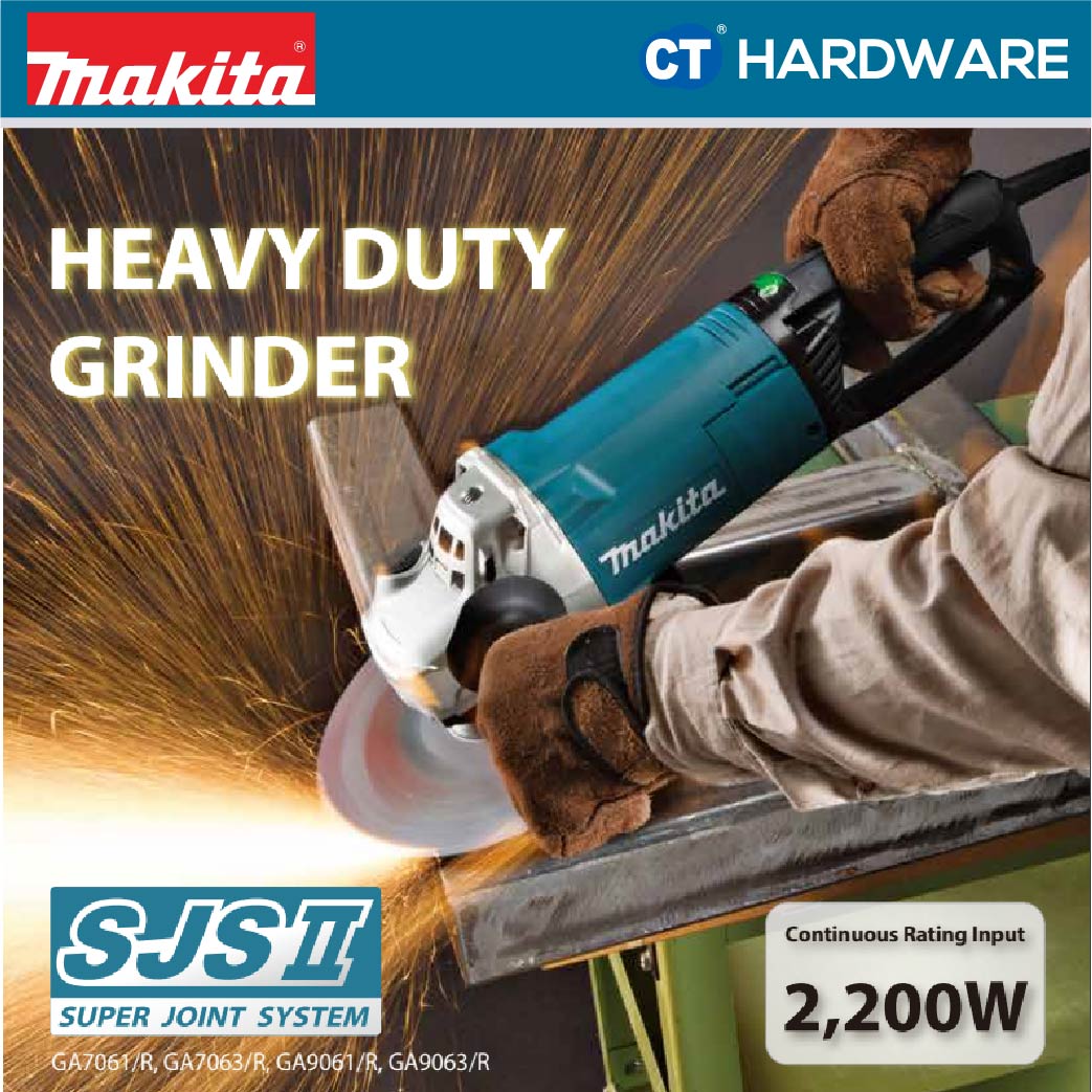 Makita GA7063R Angle Grinder 7" 180mm 2200W (Trigger Switch)