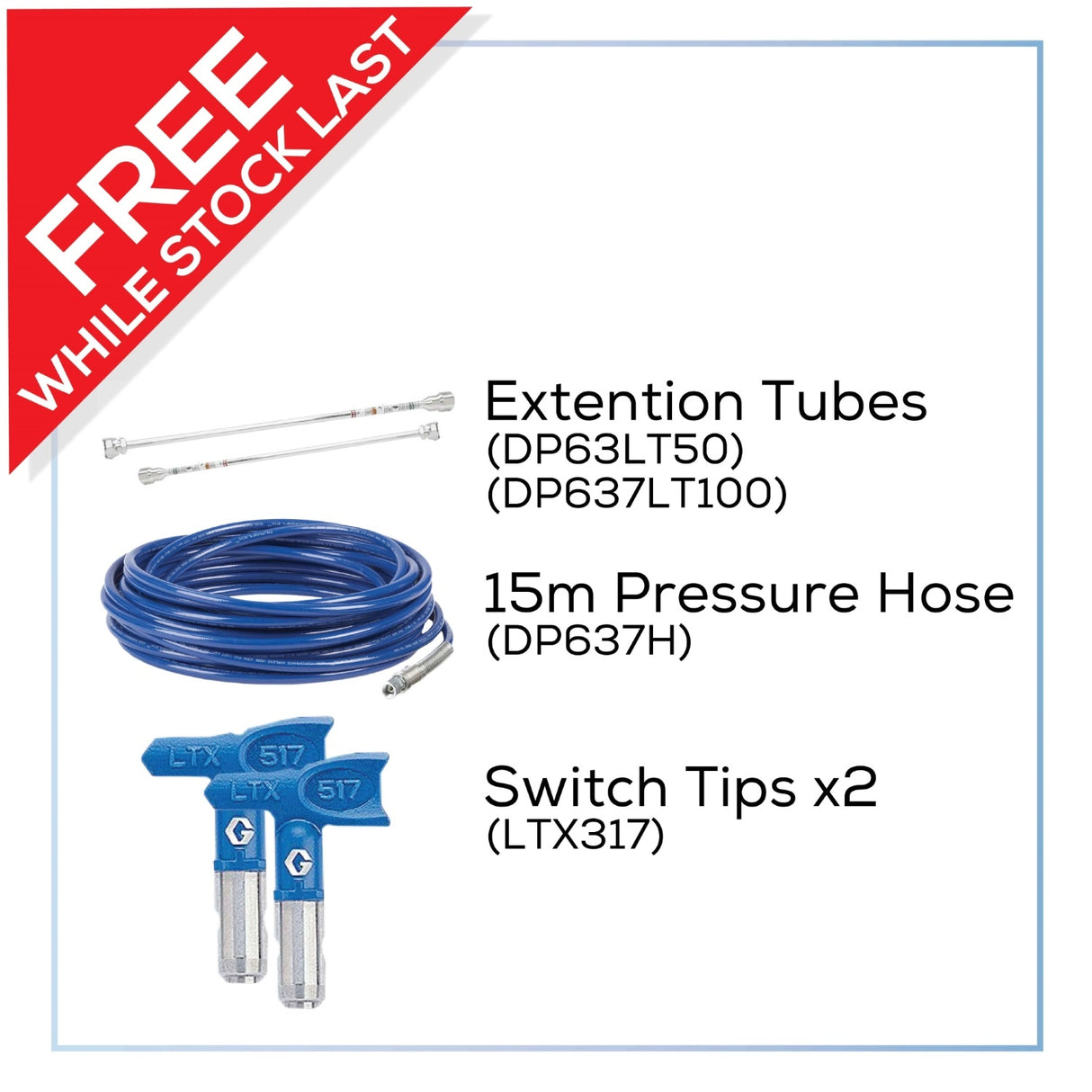 Graco Ultra Max II 490 PC Pro Electric Airless Sprayer FREE ITEMS