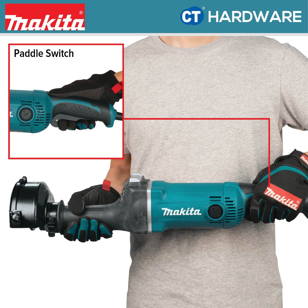 Makita GS6000 Straight Grinder 6" 150mm 750W