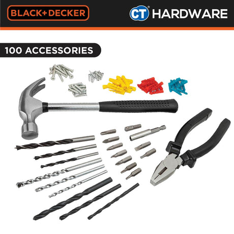 BLACK+DECKER HD555KOPR HAMMER DRILL 13MM 550W 45000BPM