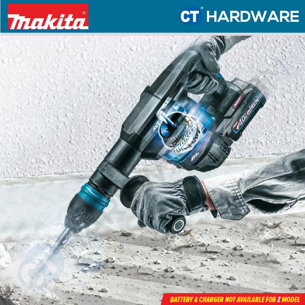 Makita HM001GM202/ GZ XGT 40Vmax Cordless Brushless SDS Max Demolition Hammer 9.4J (Body Only | 2-Battery)