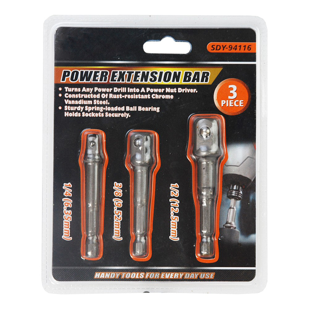 Horusdy SDY-94116 Power Extension Bit Set (pack of 3)
