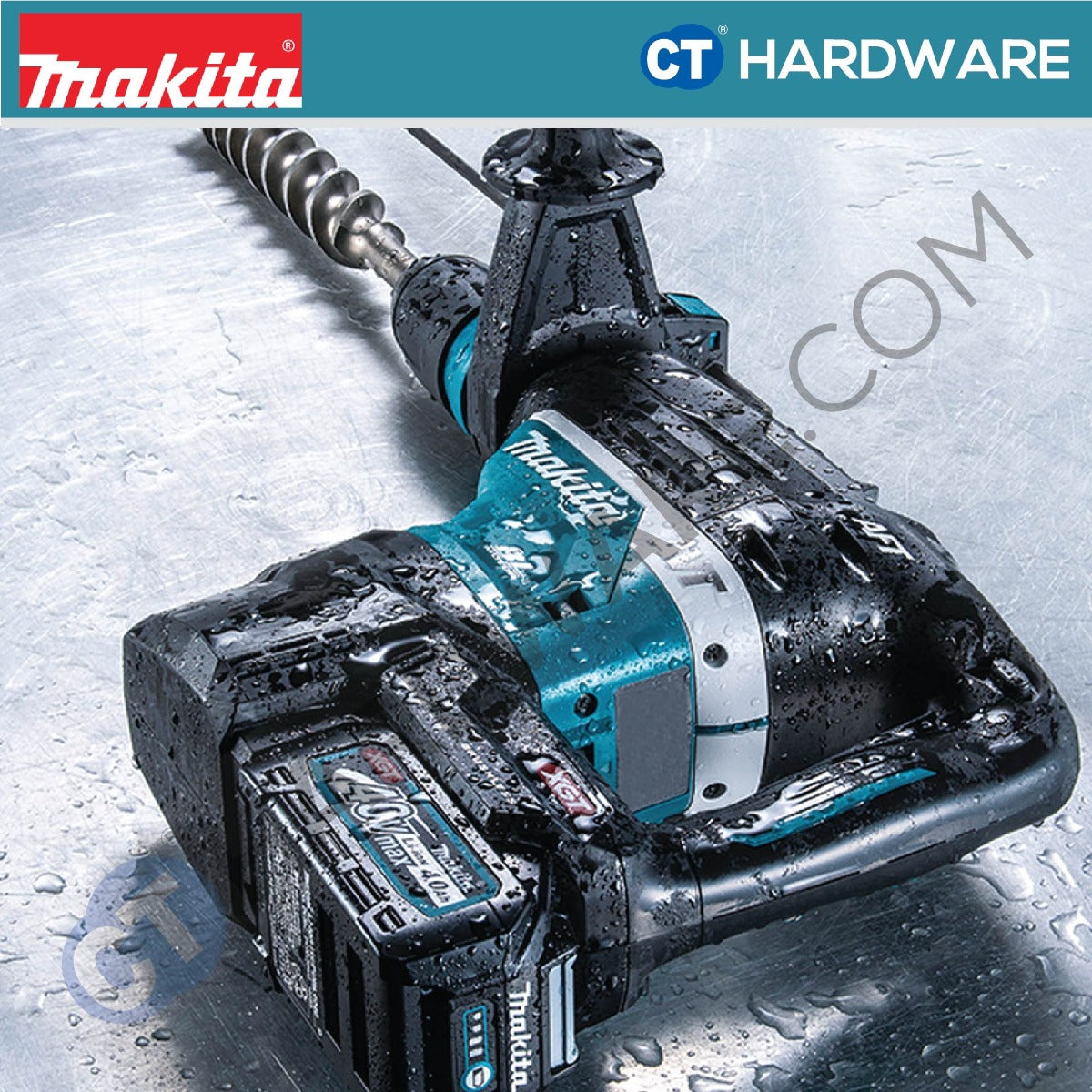 MAKITA HR005 GM201 / GZ CORDLESS ROTARY HAMMER 40V 4.0AH 40MM 8J 1450-2900IPM