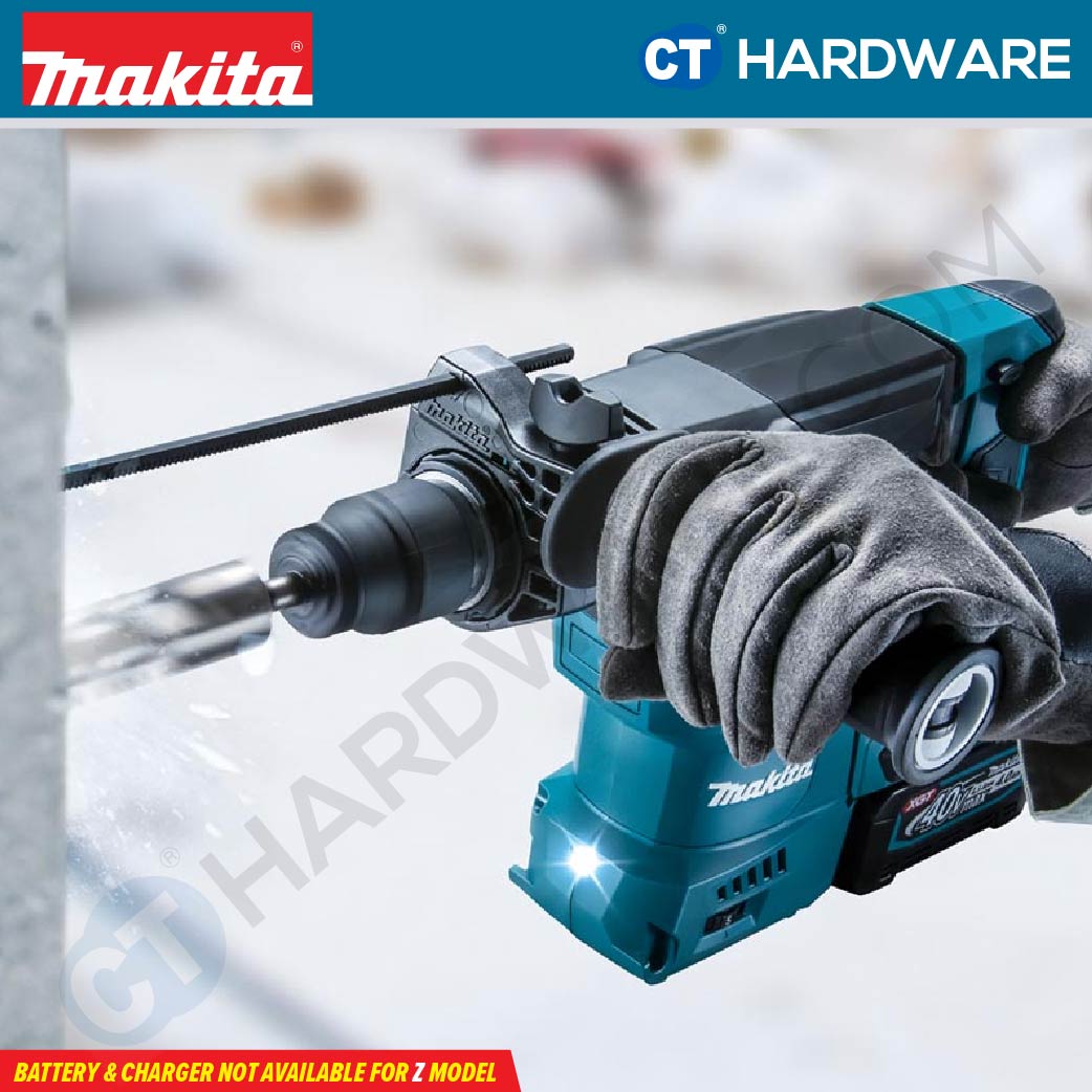 Makita HR008GZ/ GM201 XGT 40Vmax Cordless Brushless SDS Plus Combination Hammer 3-Mode 30mm 3.9J (Body Only | 2-Battery)