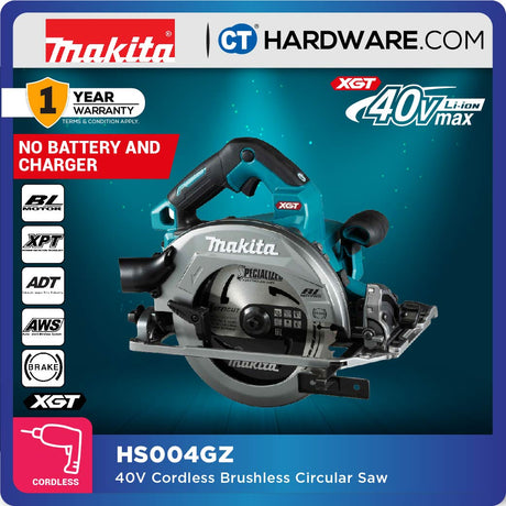 Makita HS004GM201 Cordless Circular Saw 40Vmax 7-1/2" & 7-1/4"