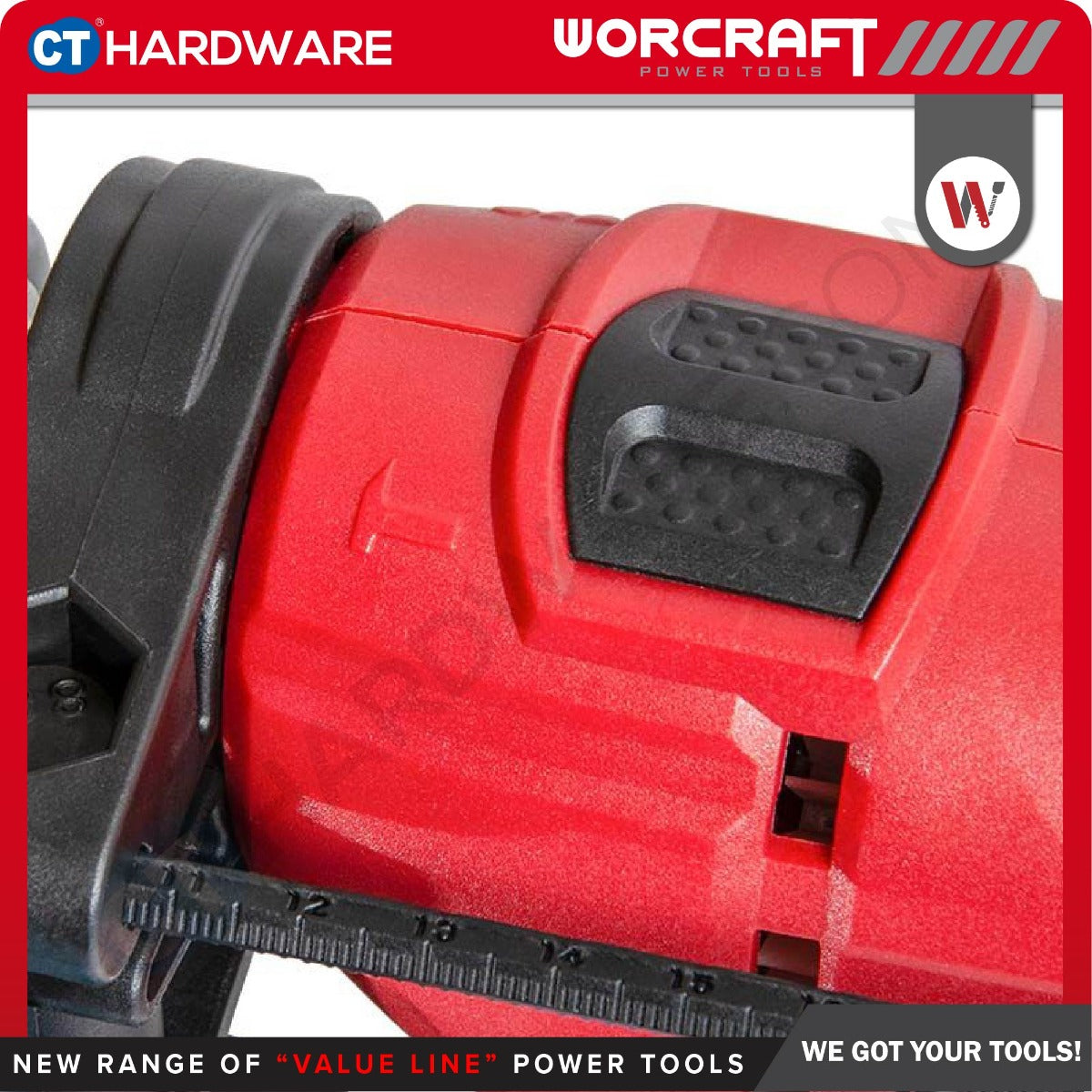 WORCRAFT ID850 CORDED IMPACT DRILL 13MM | 650W | 3000RPM