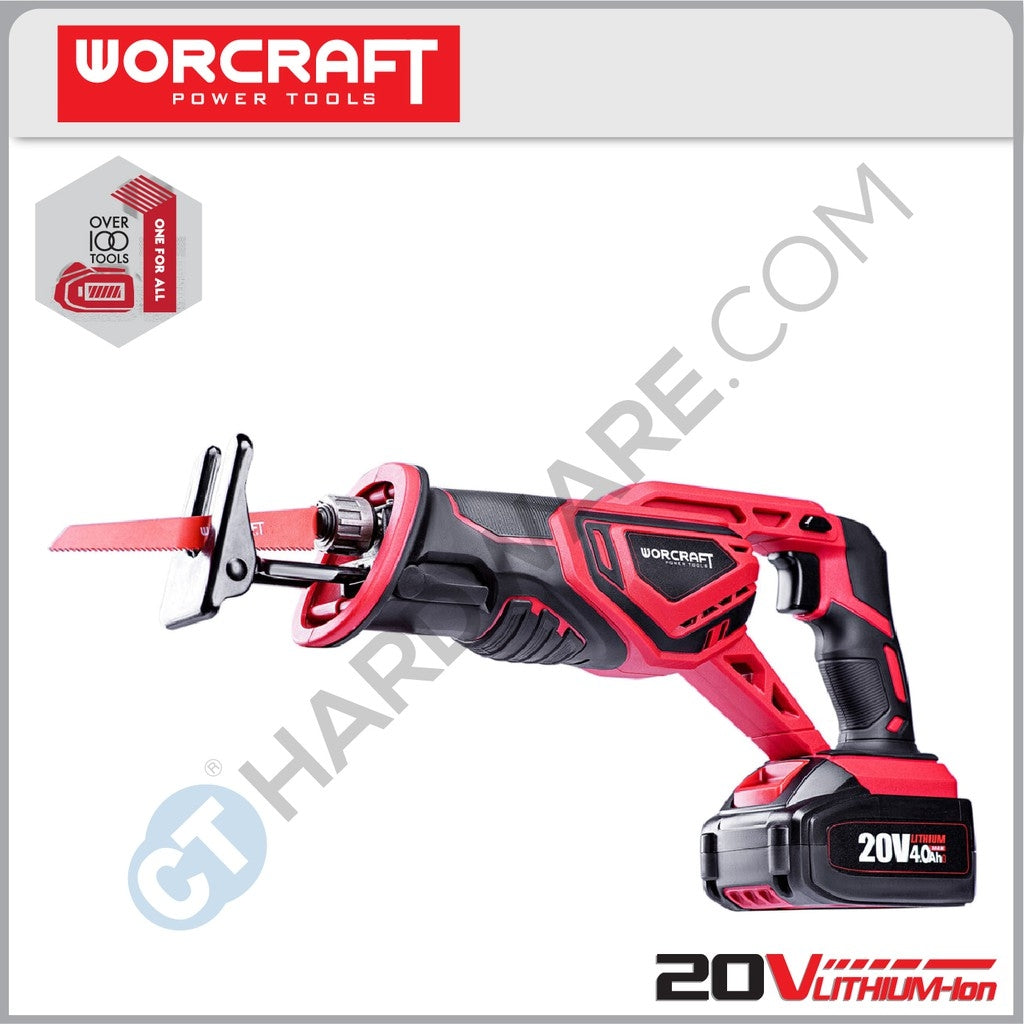 WORCRAFT CSS-S20LI CORDLESS SABRE SAW 20V 3000RPM (CSSS20LI)